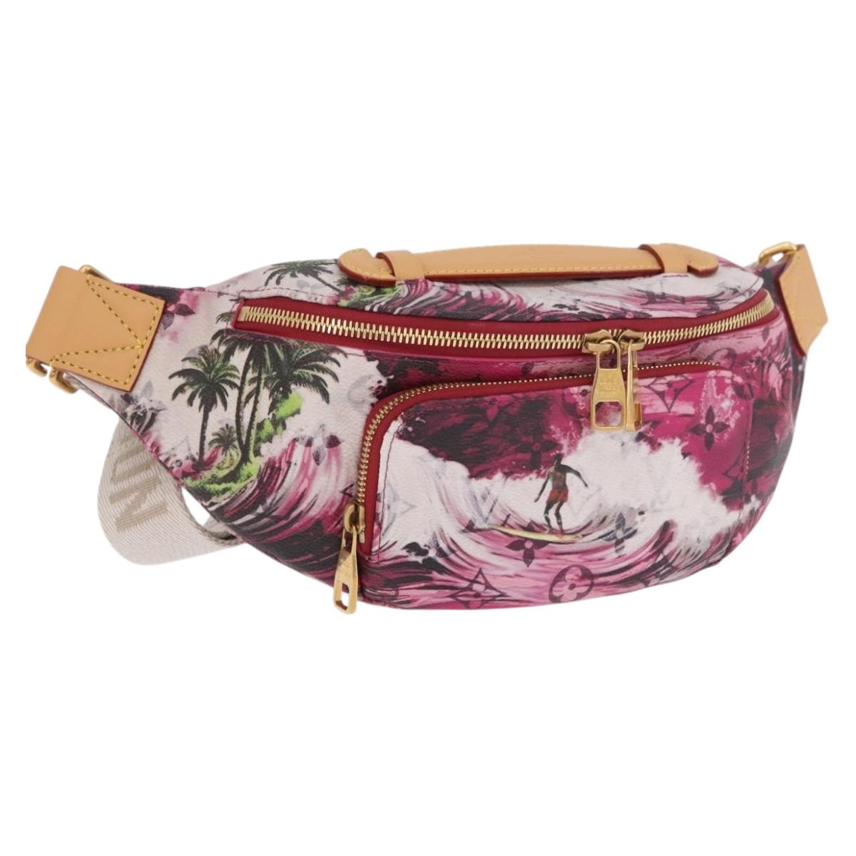 LOUIS VUITTON Monogram Surfing Rush Bum Bag Pink M24987 LV Auth 184413SM