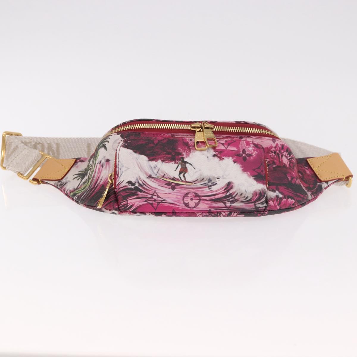 LOUIS VUITTON Monogram Surfing Rush Bum Bag Pink M24987 LV Auth 184413SM
