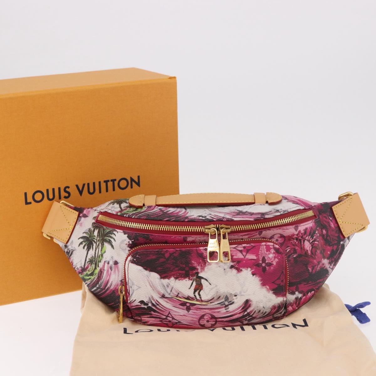 LOUIS VUITTON Monogram Surfing Rush Bum Bag Pink M24987 LV Auth 184413SM