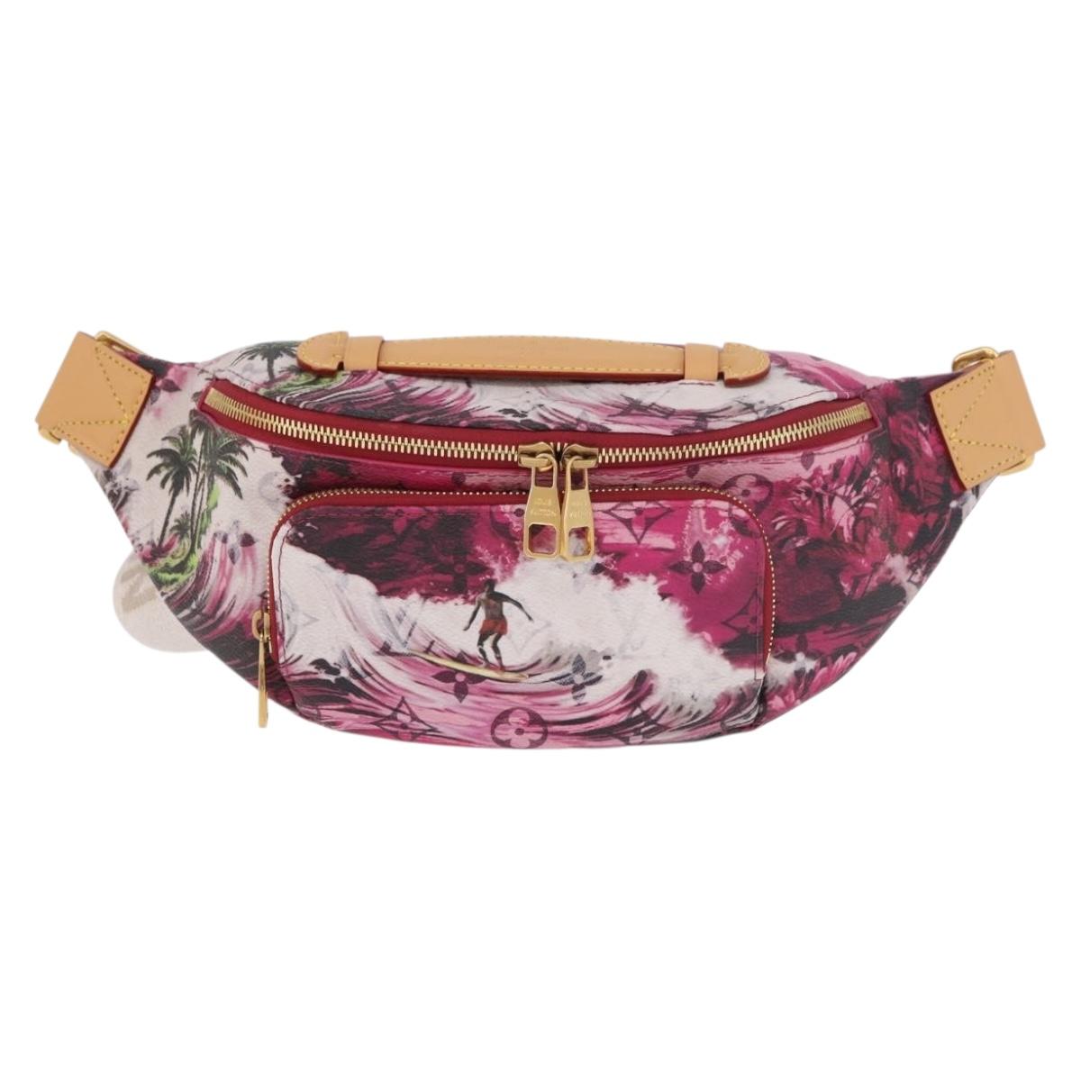 LOUIS VUITTON Monogram Surfing Rush Bum Bag Pink M24987 LV Auth 184413SM