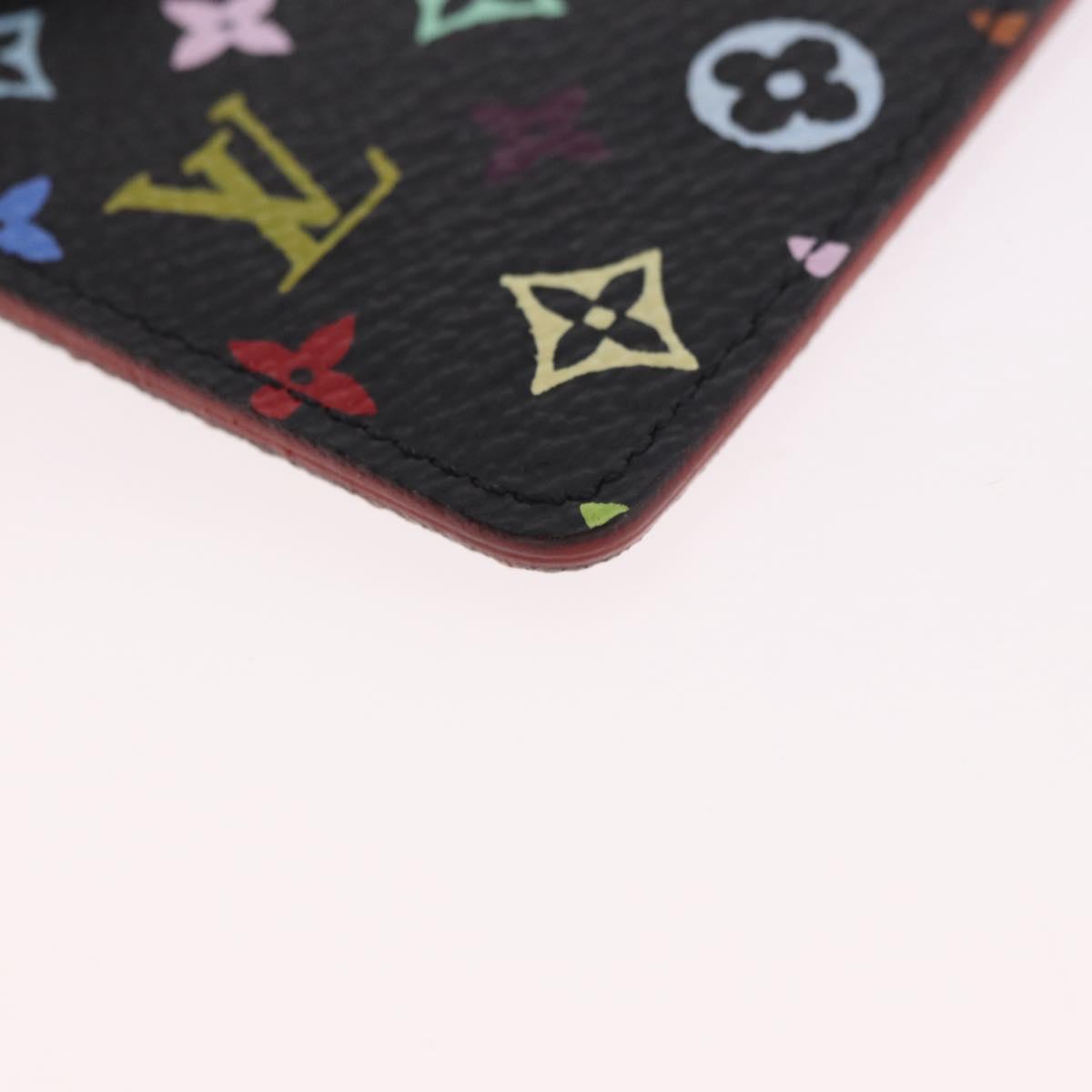 LOUIS VUITTON Monogram Multicolor Etui Mirror Black M92651 LV Auth 184415V