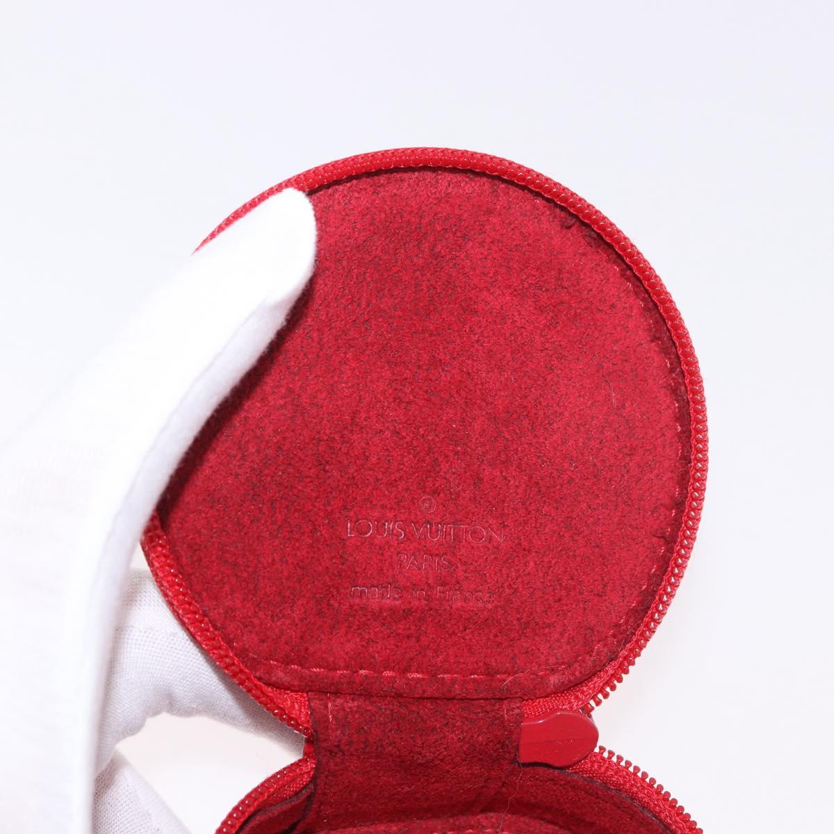 LOUIS VUITTON Epi Ecrin bijou 8 Jewelry Box Red M48227 LV Auth 184419V
