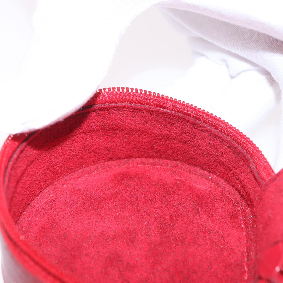 LOUIS VUITTON Epi Ecrin bijou 8 Jewelry Box Red M48227 LV Auth 184419V