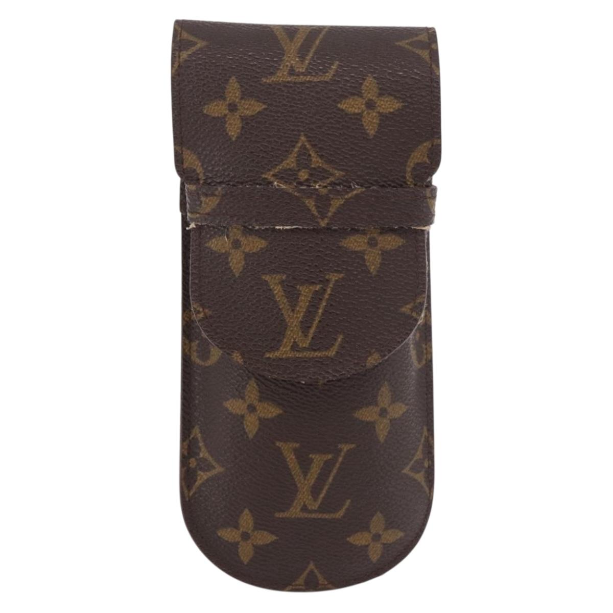 LOUIS VUITTON Monogram Etui Lunette Rabat Glasses Case M62970 LV Auth 184420