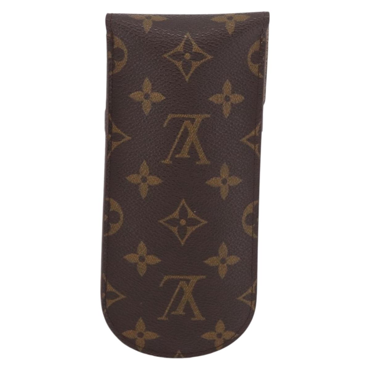 LOUIS VUITTON Monogram Etui Lunette Rabat Glasses Case M62970 LV Auth 184420
