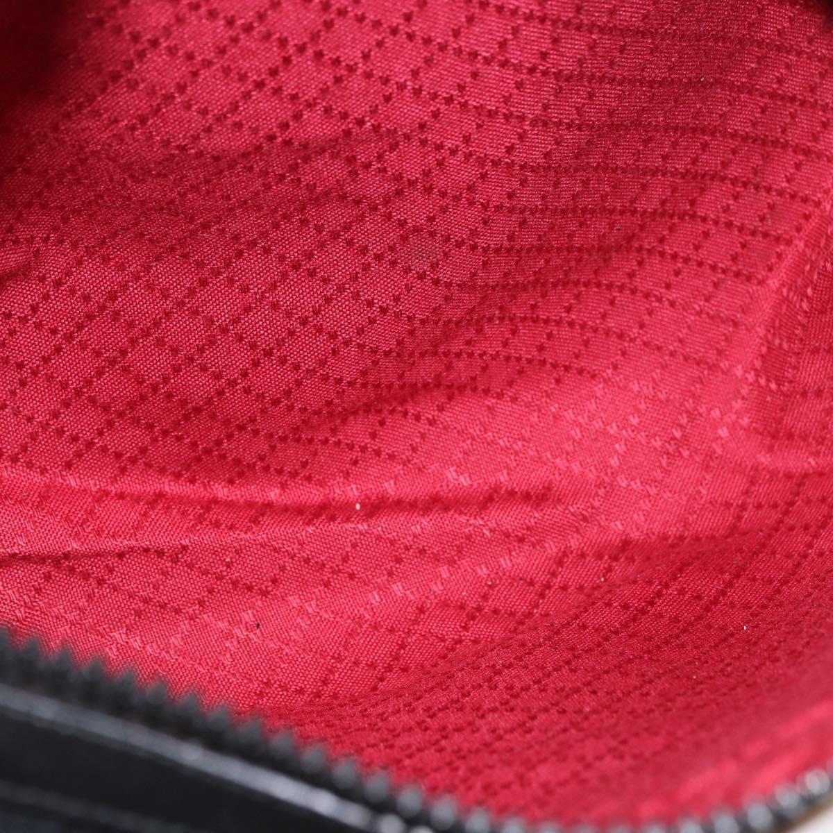 GUCCI GG Canvas Web Sherry Line Hand Bag Black Red Green 010 378 Auth 184441