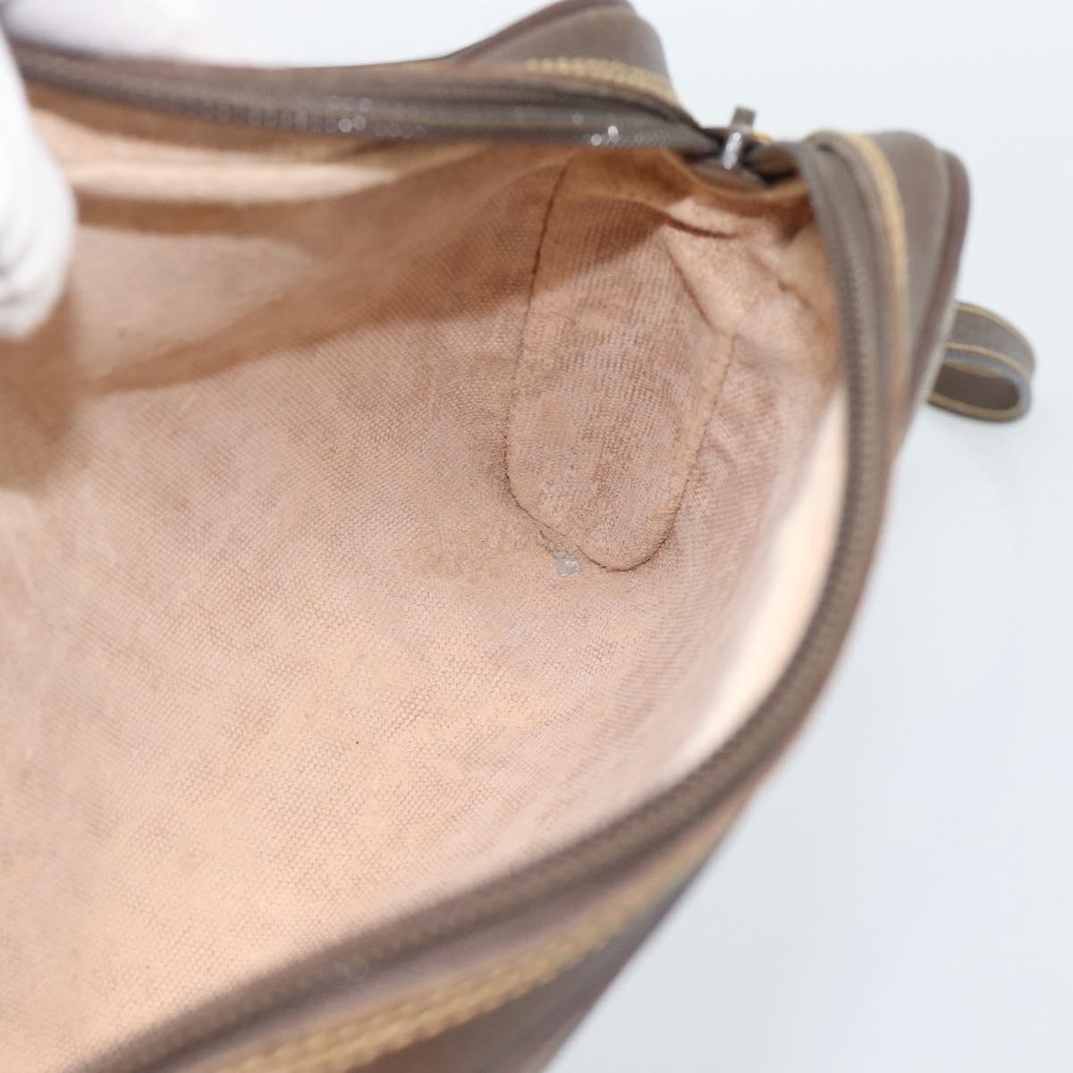 GUCCI GG Supreme Shoulder Bag PVC Beige Gold 001 58 6594 Auth 184522
