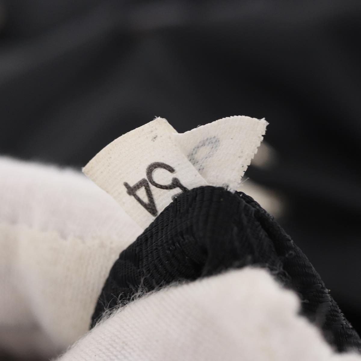 PRADA Backpack Nylon Black Silver Auth 184534A