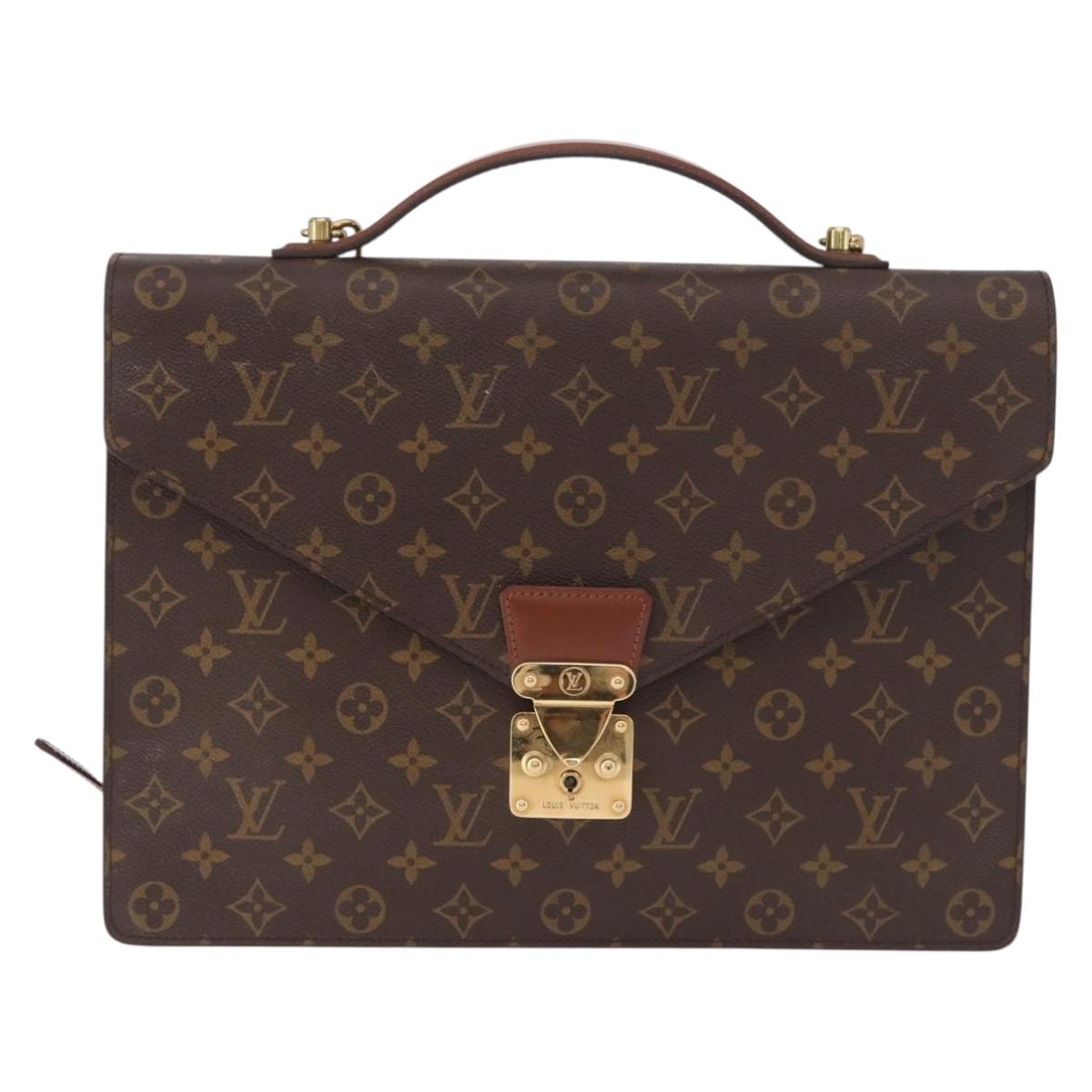 LOUIS VUITTON Monogram Porte Documents Bandouliere Bag M53338 LV Auth 184557