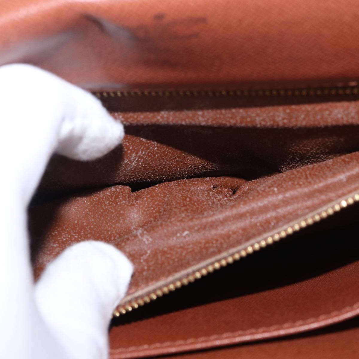 LOUIS VUITTON Monogram Porte Documents Bandouliere Bag M53338 LV Auth 184557