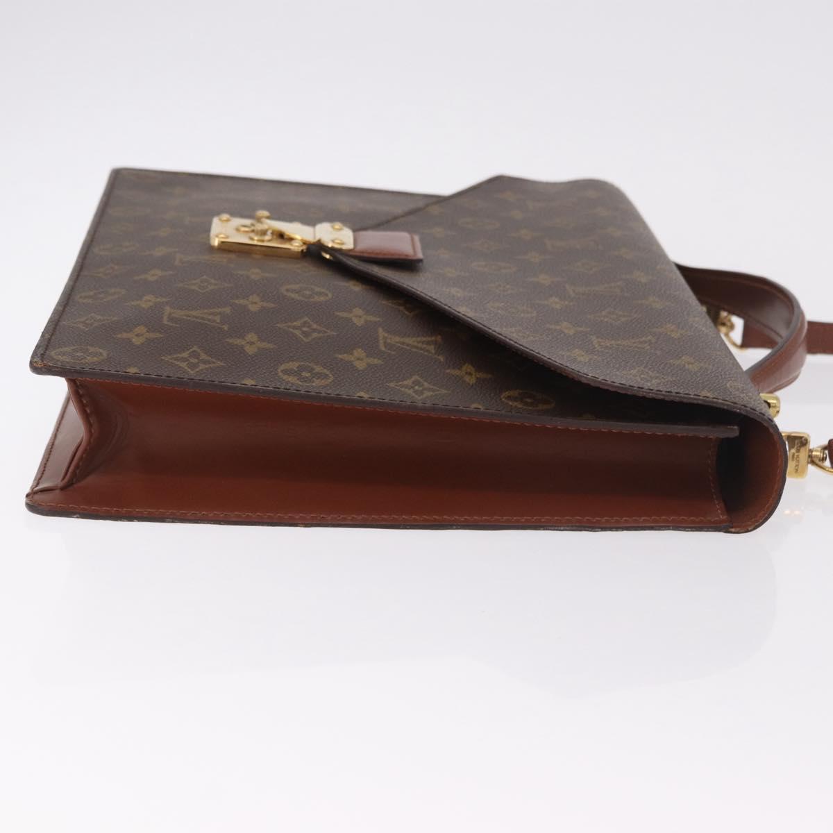 LOUIS VUITTON Monogram Porte Documents Bandouliere Bag M53338 LV Auth 184557