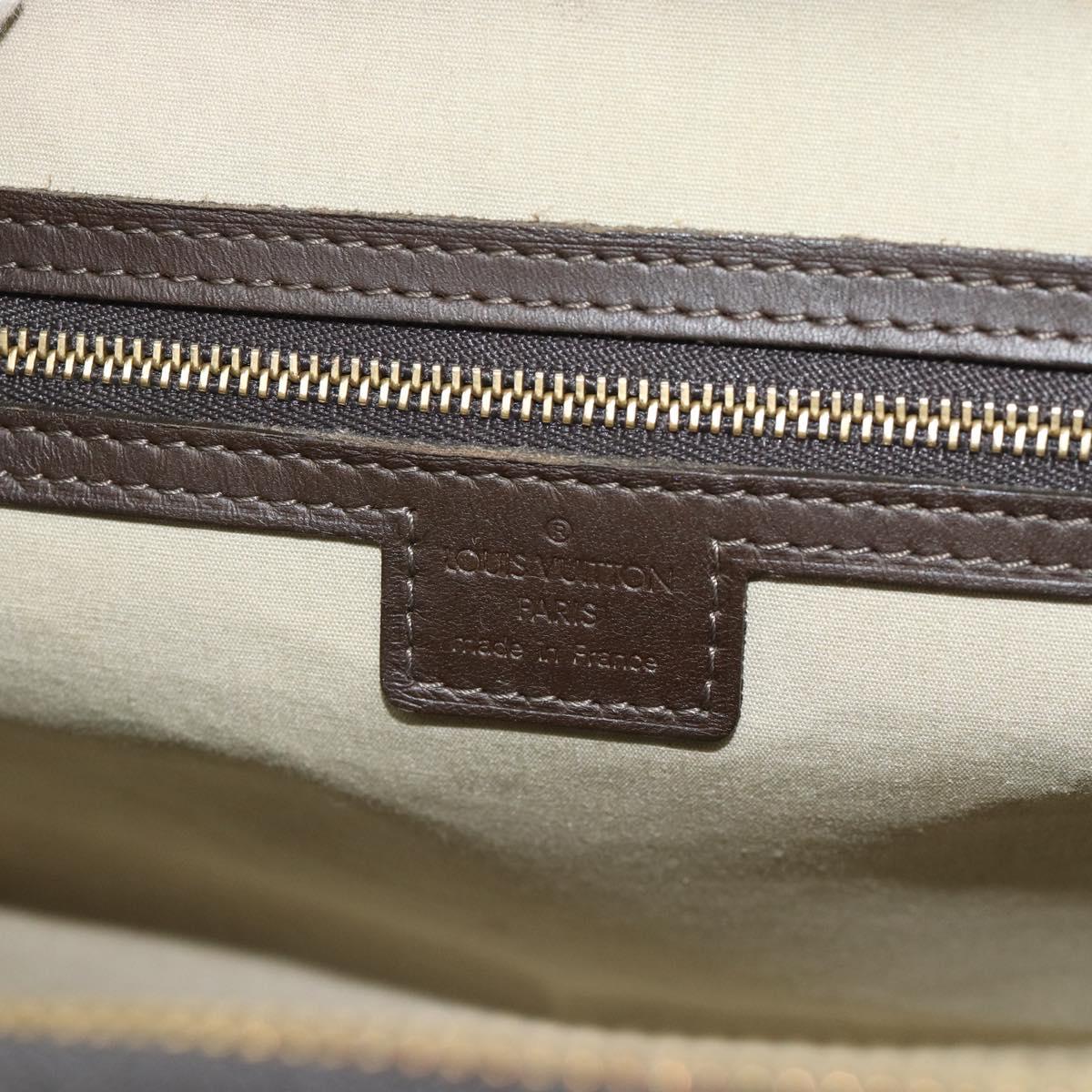 LOUIS VUITTON Monogram Mini Josephine PM Hand Bag Khaki M92215 LV Auth 184565
