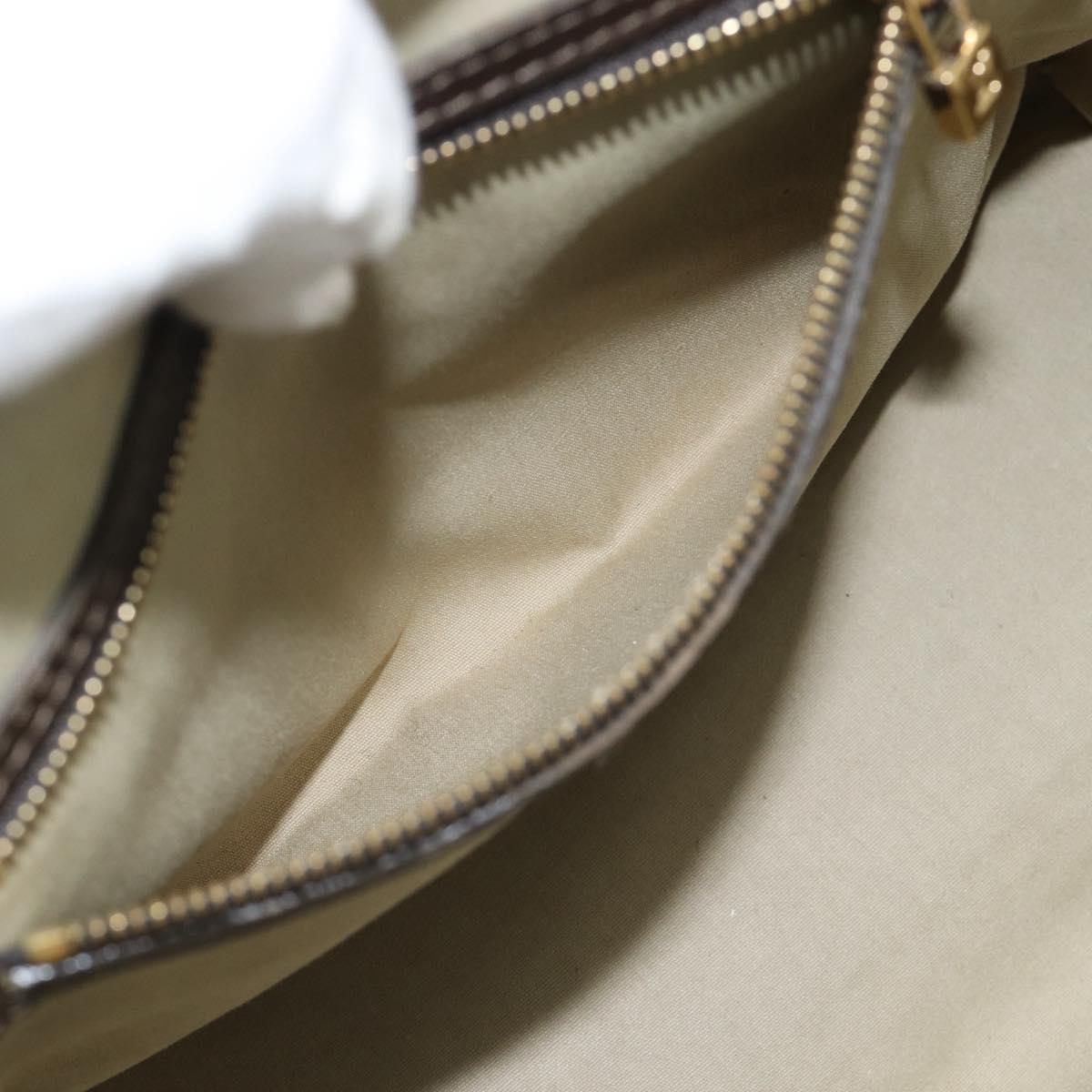 LOUIS VUITTON Monogram Mini Josephine PM Hand Bag Khaki M92215 LV Auth 184565