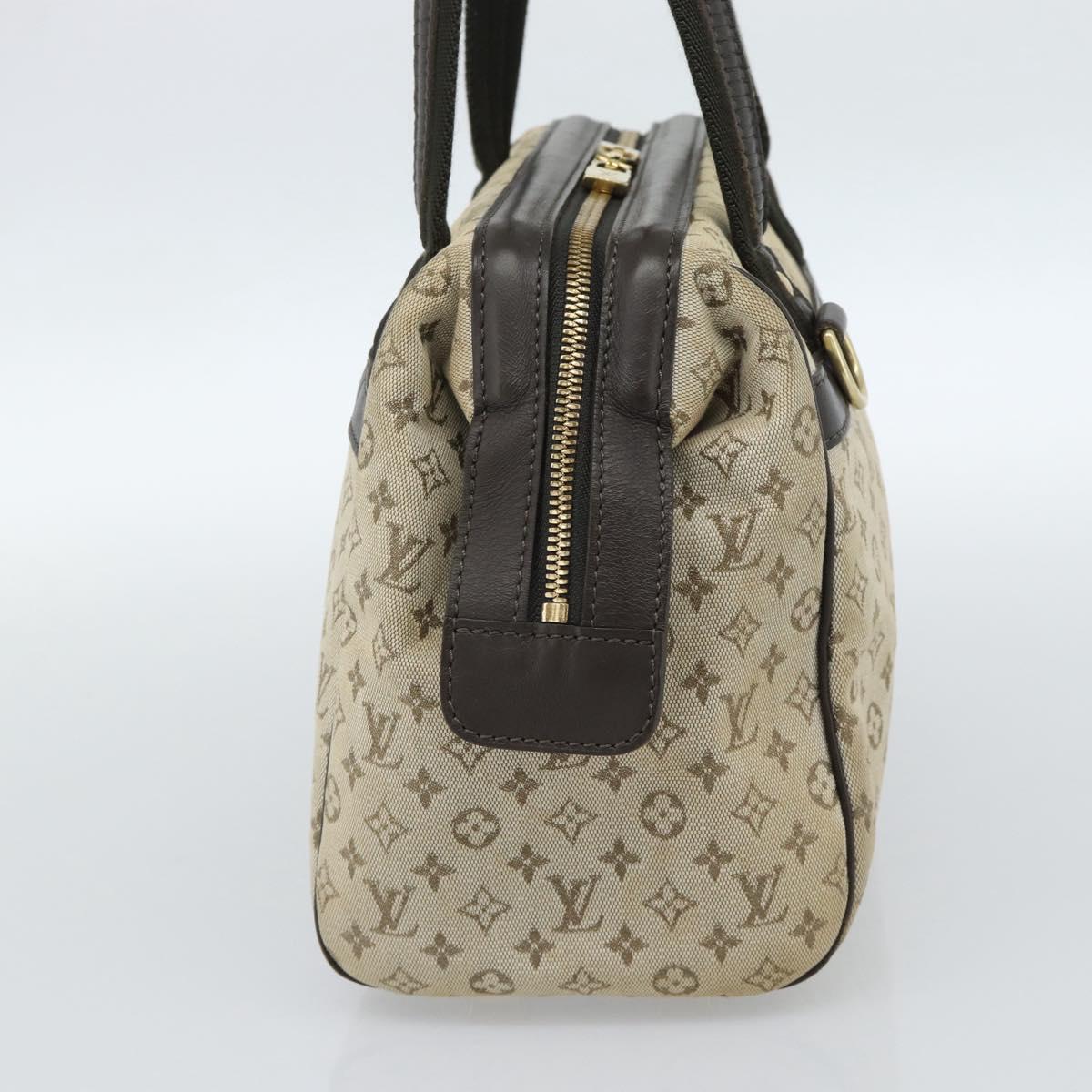 LOUIS VUITTON Monogram Mini Josephine PM Hand Bag Khaki M92215 LV Auth 184565