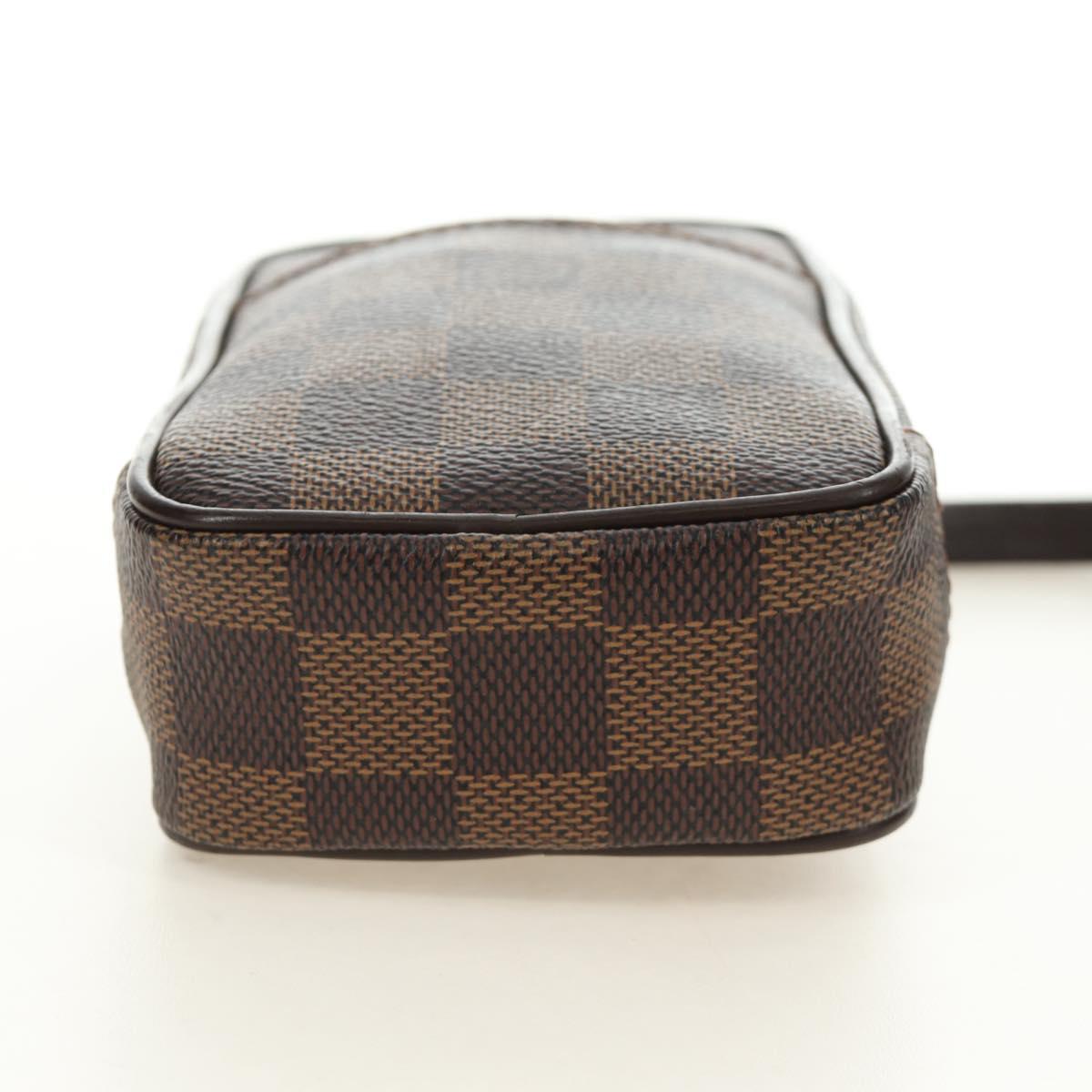 LOUIS VUITTON Damier Ebene Etui Okapi GM Pouch N61737 LV Auth 184569V