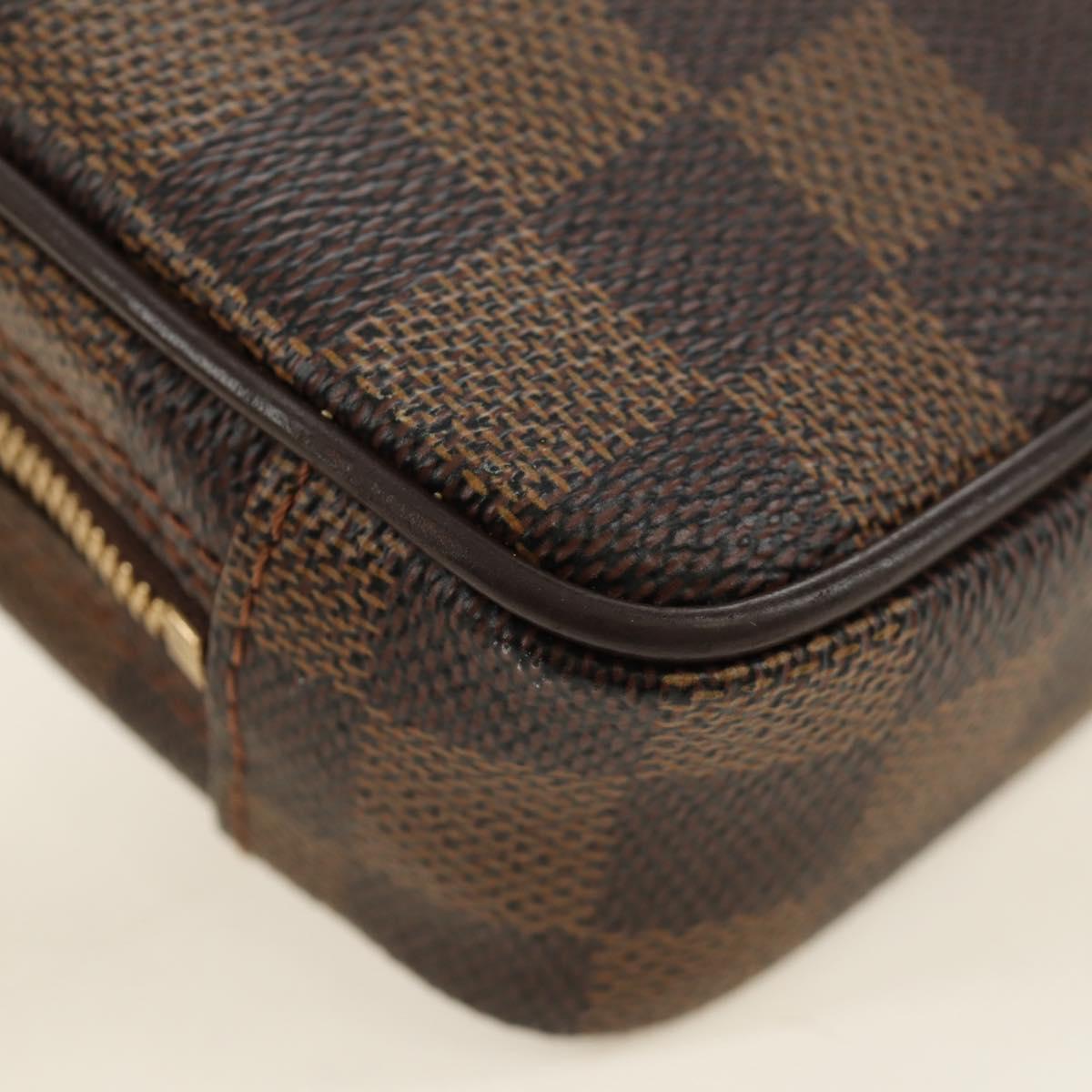 LOUIS VUITTON Damier Ebene Etui Okapi GM Pouch N61737 LV Auth 184569V