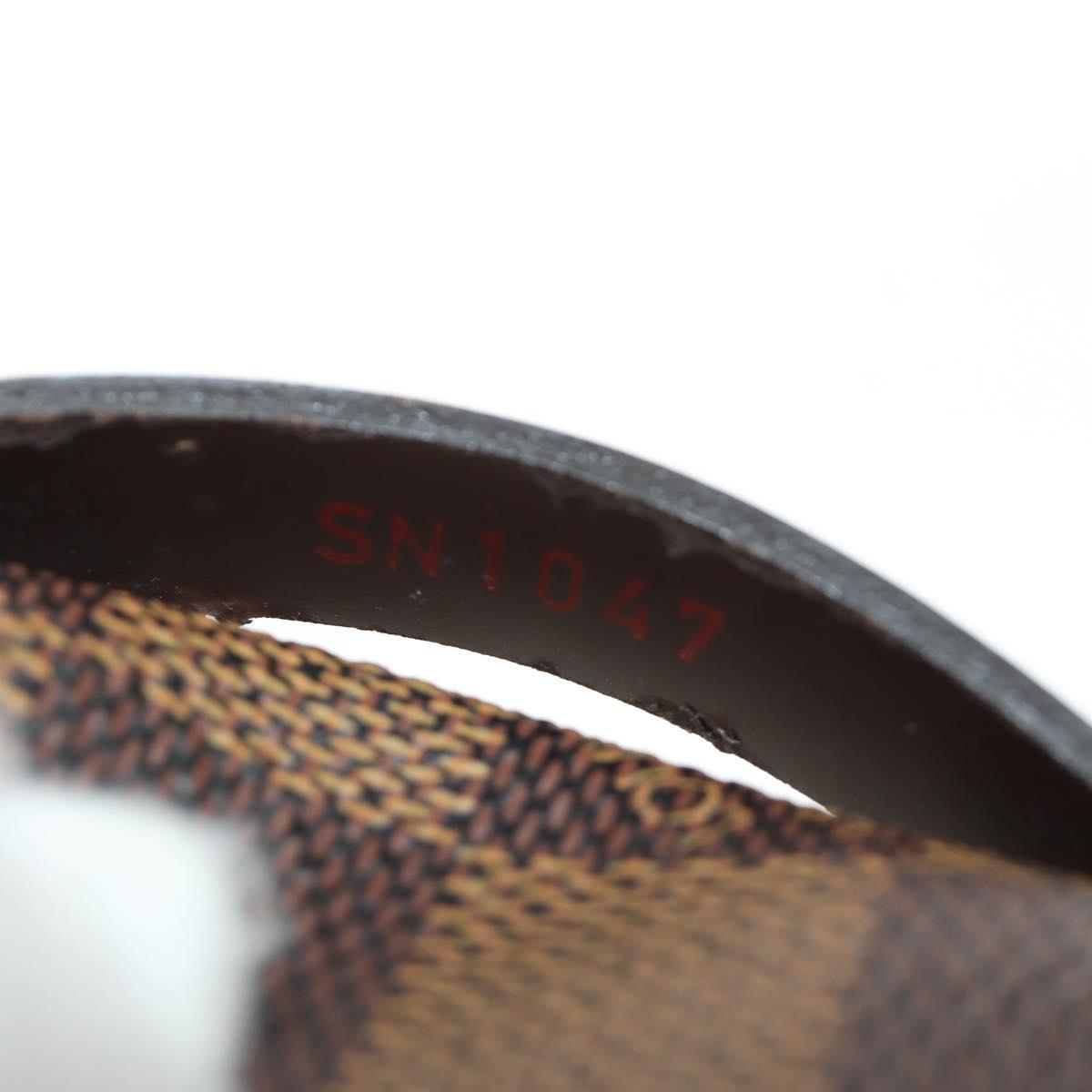 LOUIS VUITTON Damier Ebene Etui Okapi GM Pouch N61737 LV Auth 184569V