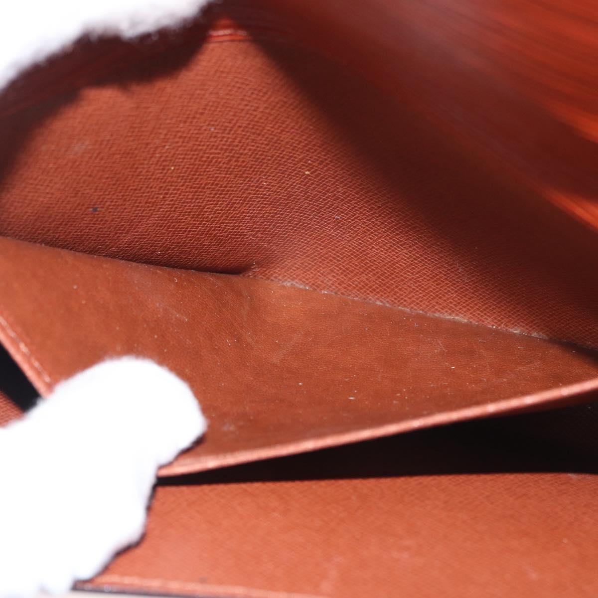 LOUIS VUITTON Epi Art Deco Clutch Bag Brown M52633 LV Auth 184570