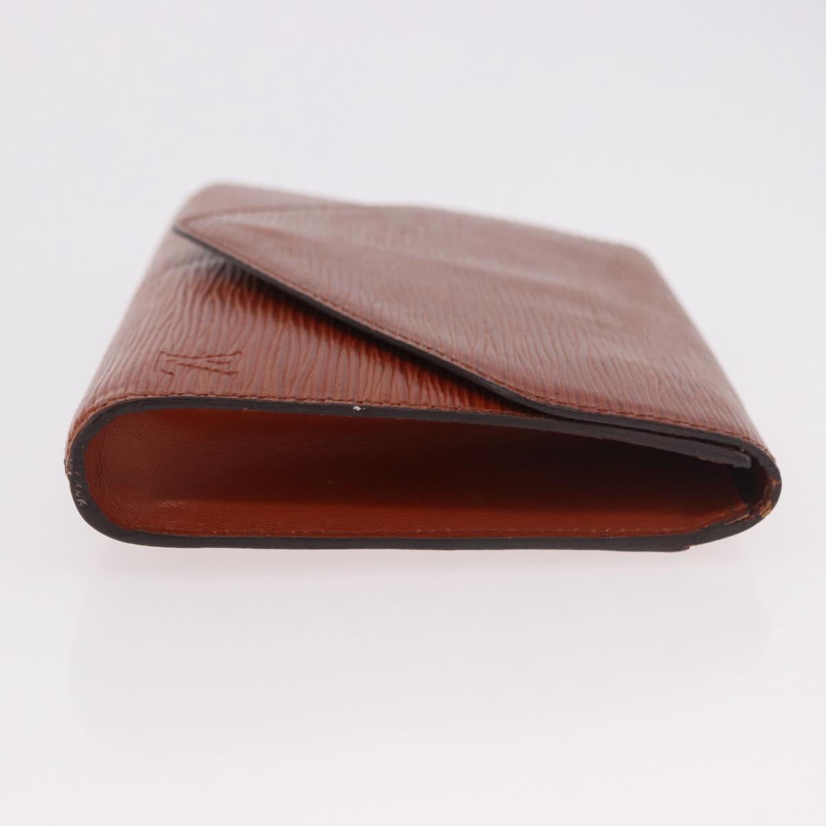 LOUIS VUITTON Epi Art Deco Clutch Bag Brown M52633 LV Auth 184570