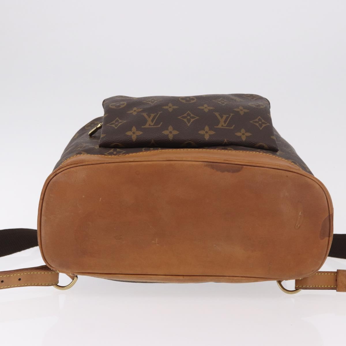 LOUIS VUITTON Monogram Montsouris GM Backpack M51135 LV Auth 184571