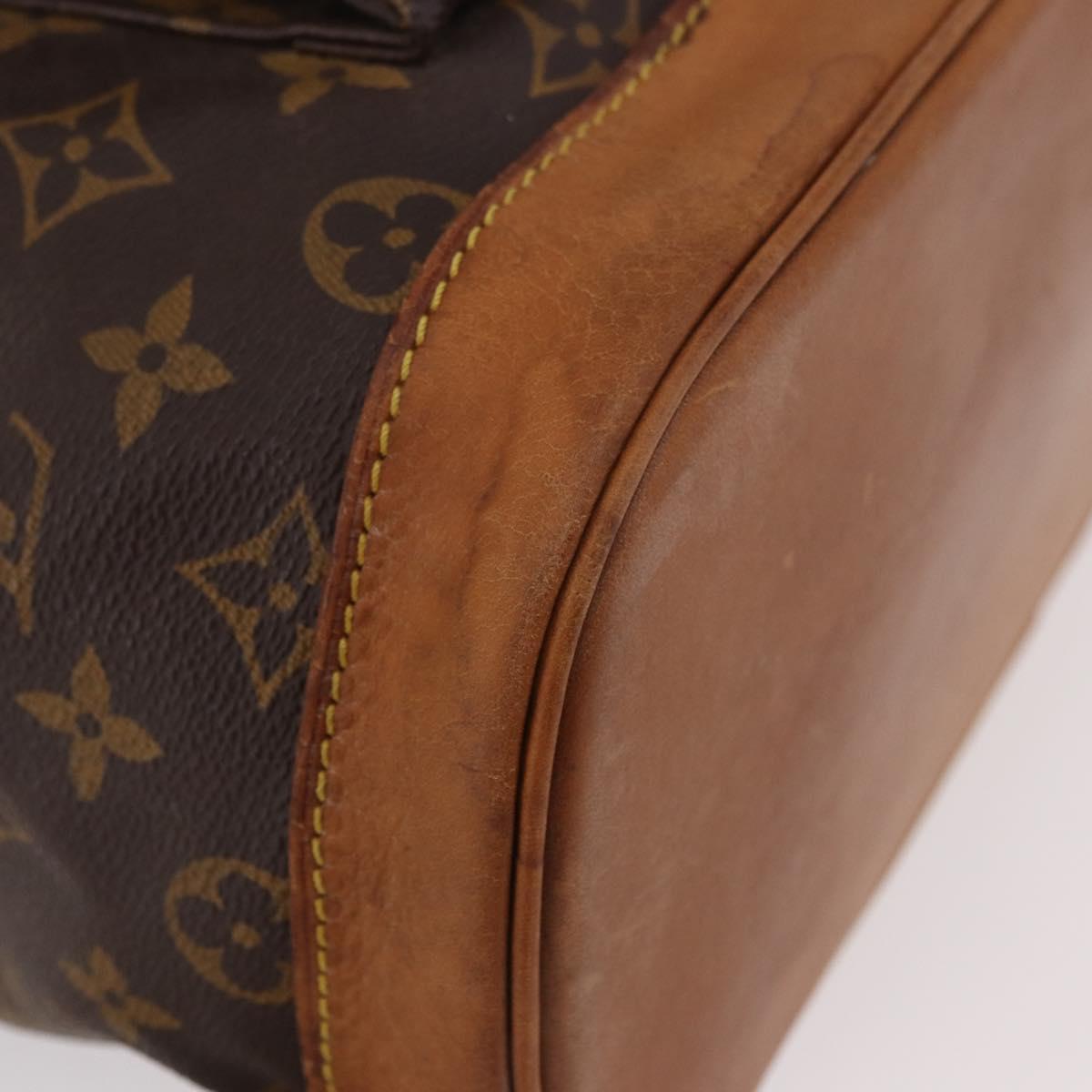 LOUIS VUITTON Monogram Montsouris GM Backpack M51135 LV Auth 184571