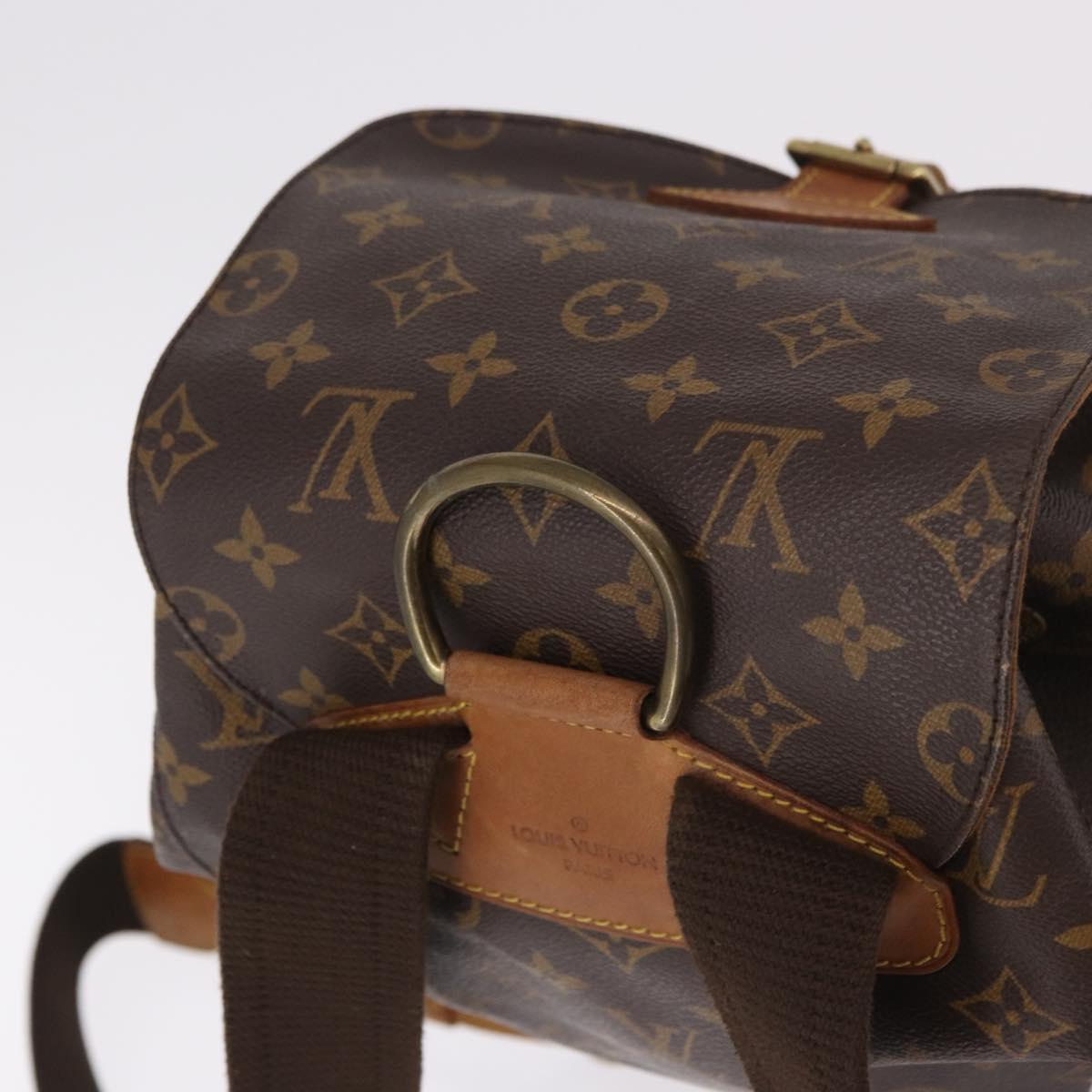 LOUIS VUITTON Monogram Montsouris GM Backpack M51135 LV Auth 184571
