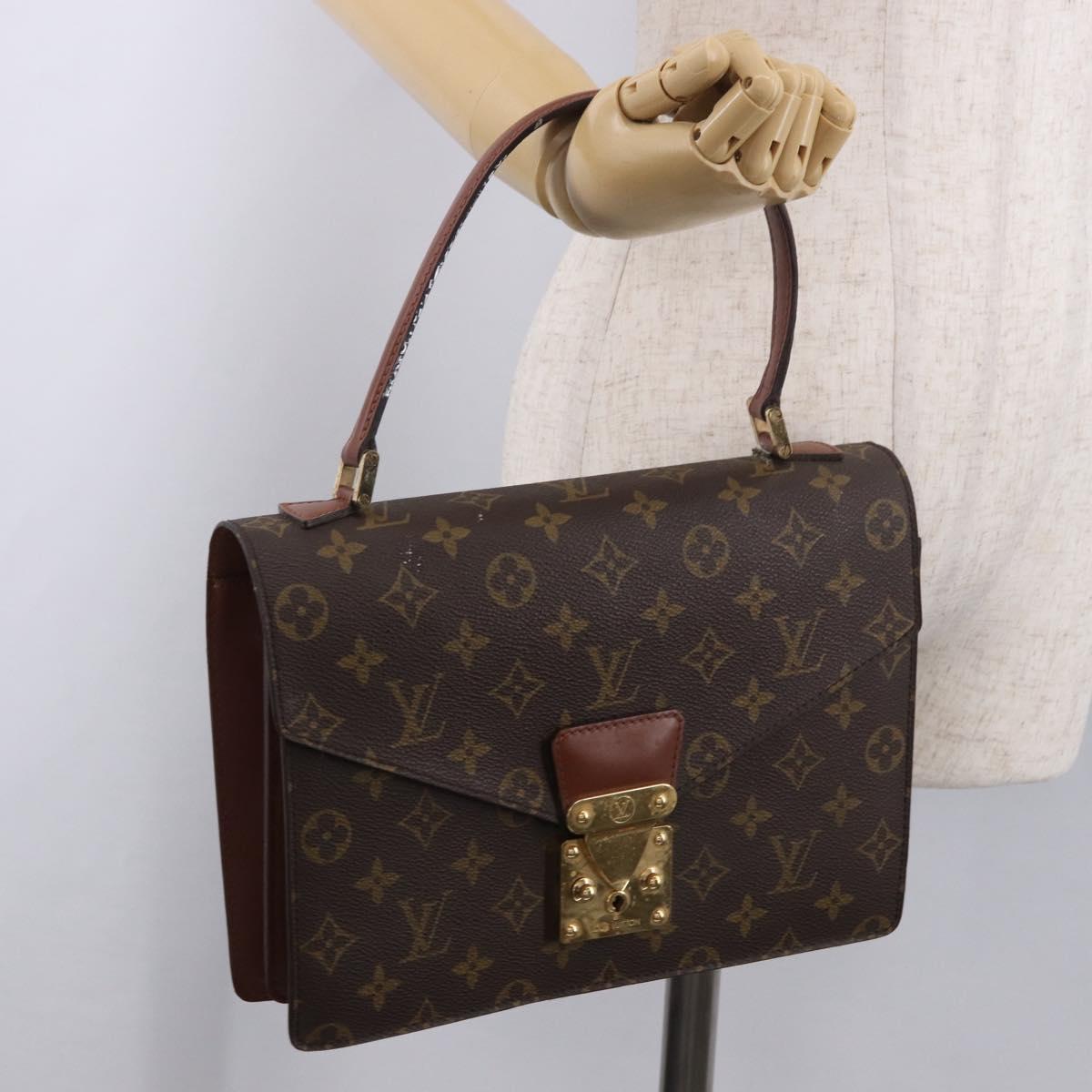 LOUIS VUITTON Monogram Concorde Hand Bag M51190 LV Auth 184575
