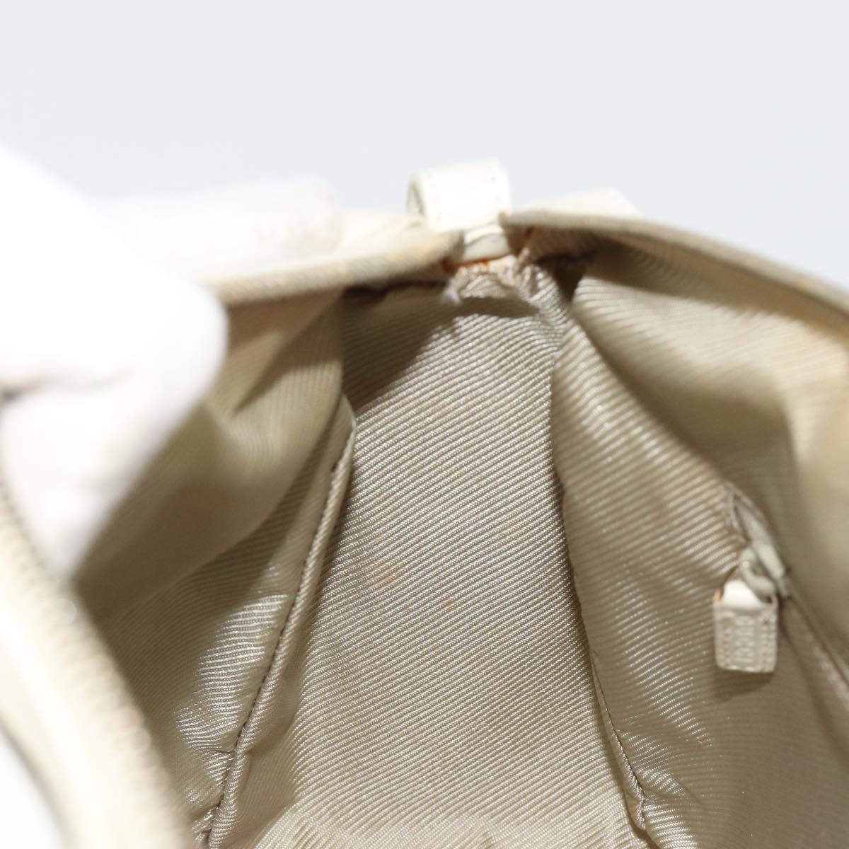 GUCCI GG Canvas Hand Bag Light Blue Gold 000 0851 Auth 184576