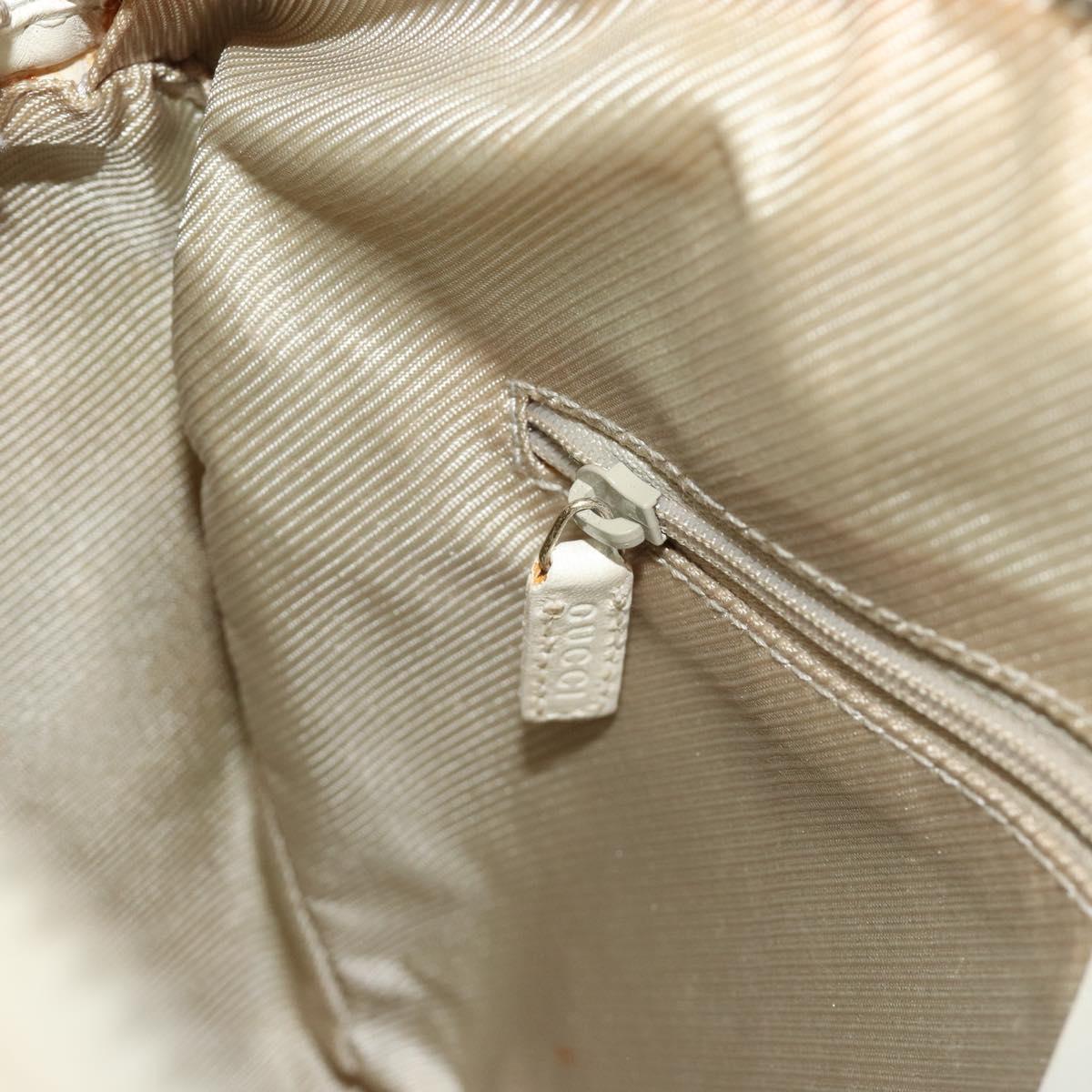 GUCCI GG Canvas Hand Bag Light Blue Gold 000 0851 Auth 184576