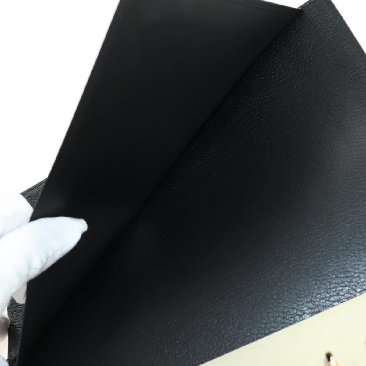 LOUIS VUITTON Nomad Agenda GM Day Planner Cover Black R20477 LV Auth 184586V