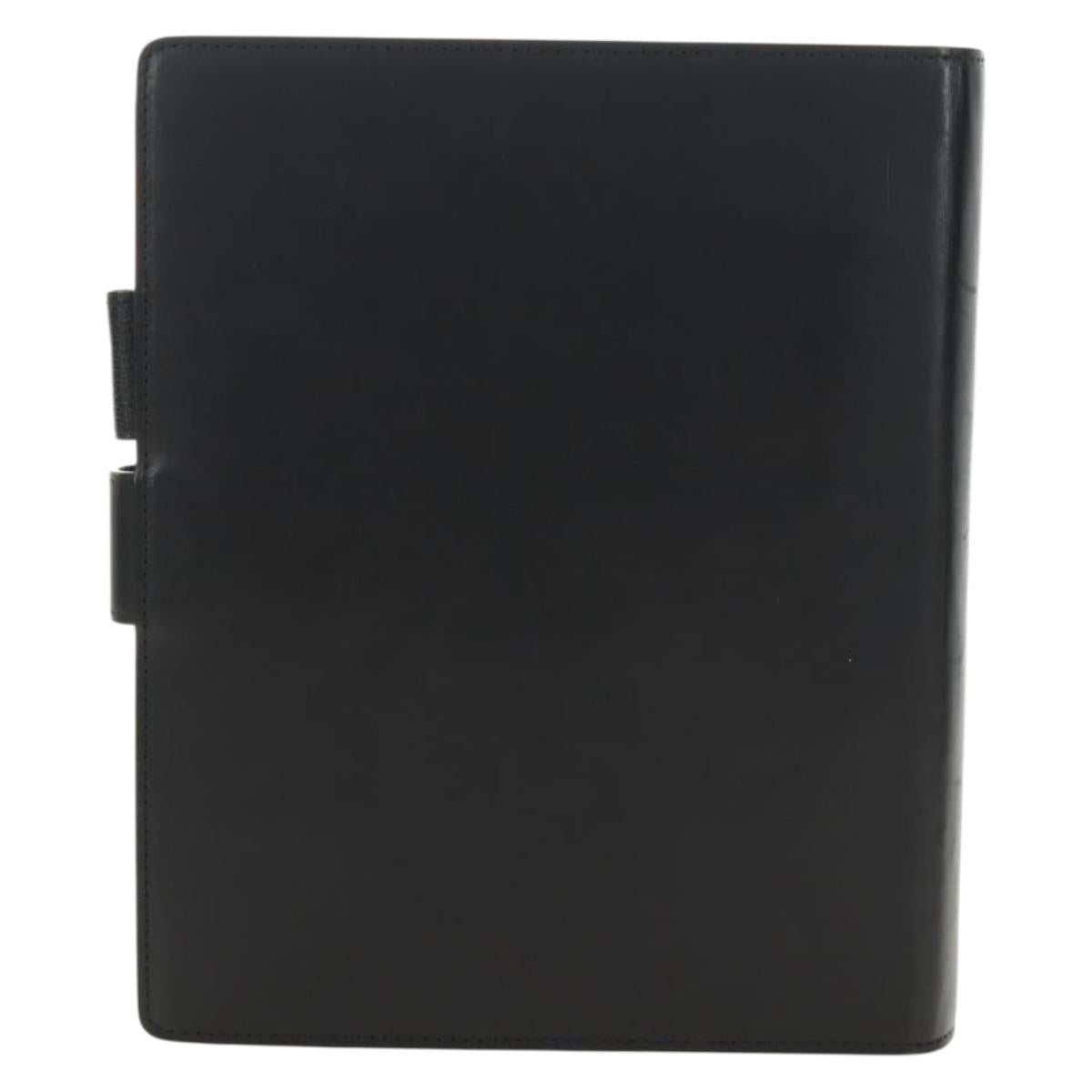 LOUIS VUITTON Nomad Agenda GM Day Planner Cover Black R20477 LV Auth 184586V