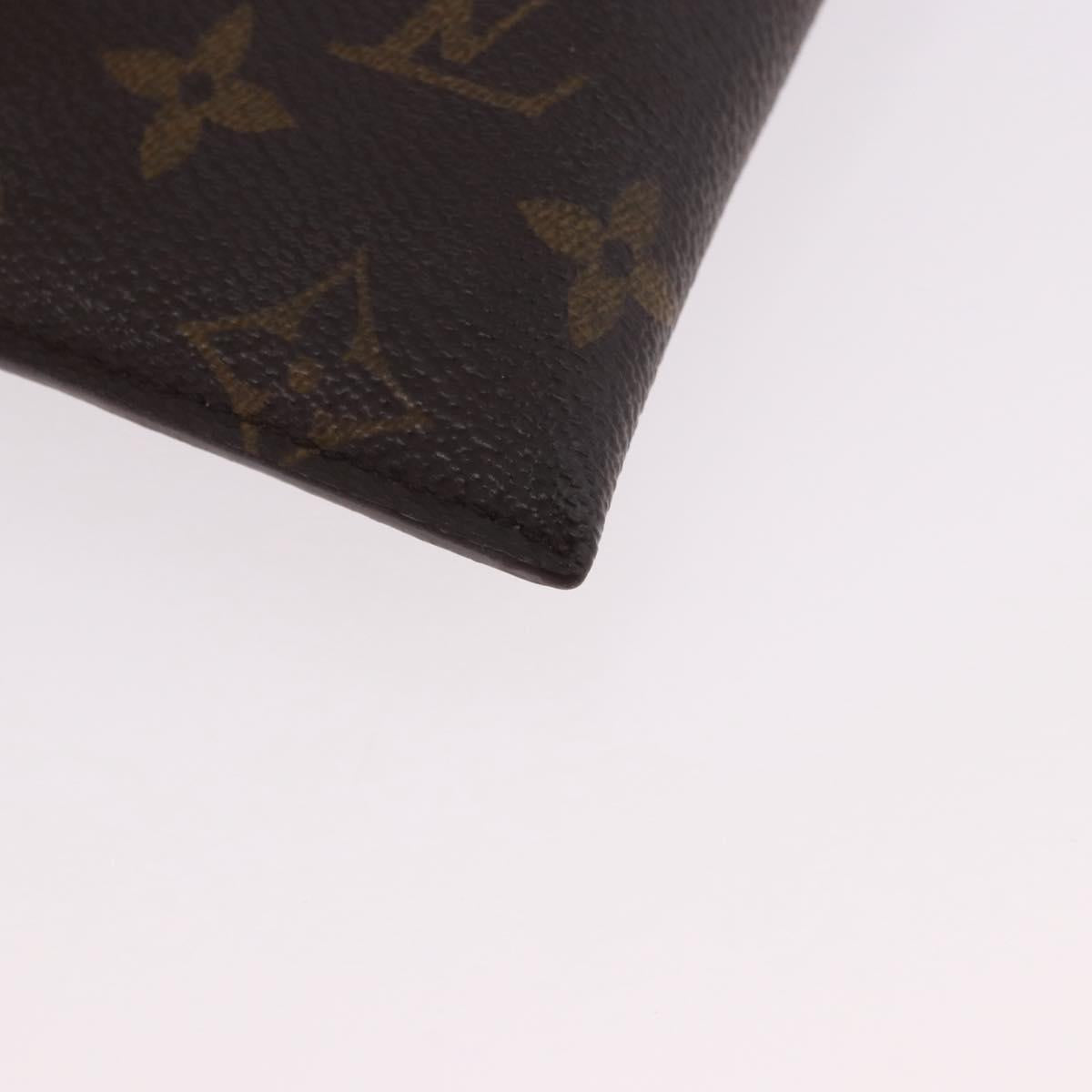 LOUIS VUITTON Monogram Etui Lunette MM Glasses Case M66544 LV Auth 184589A