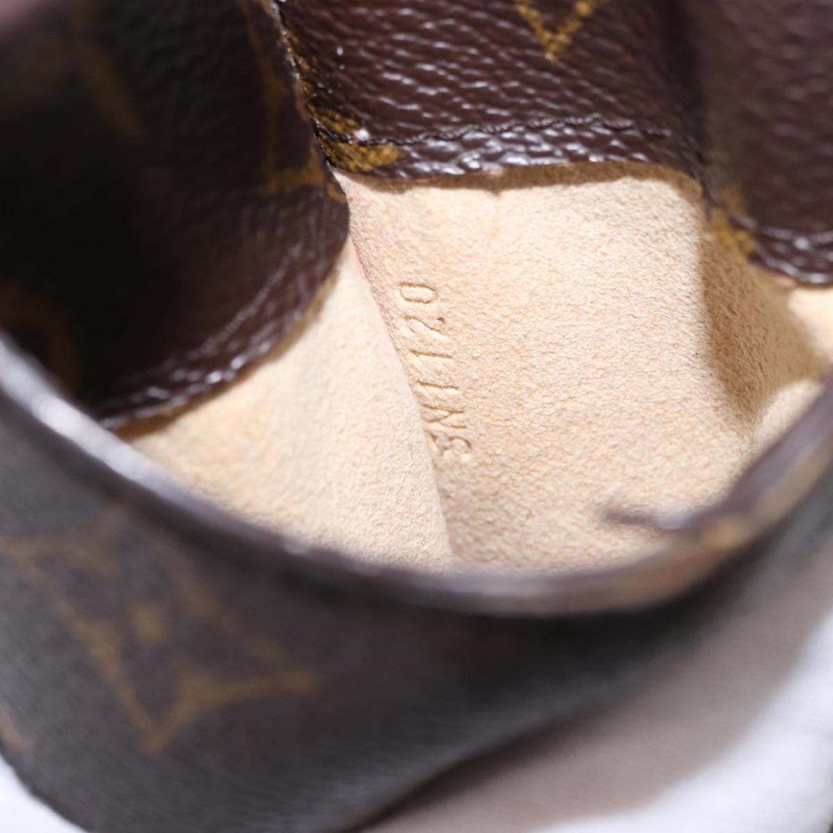 LOUIS VUITTON Monogram Etui Lunette MM Glasses Case M66544 LV Auth 184589A