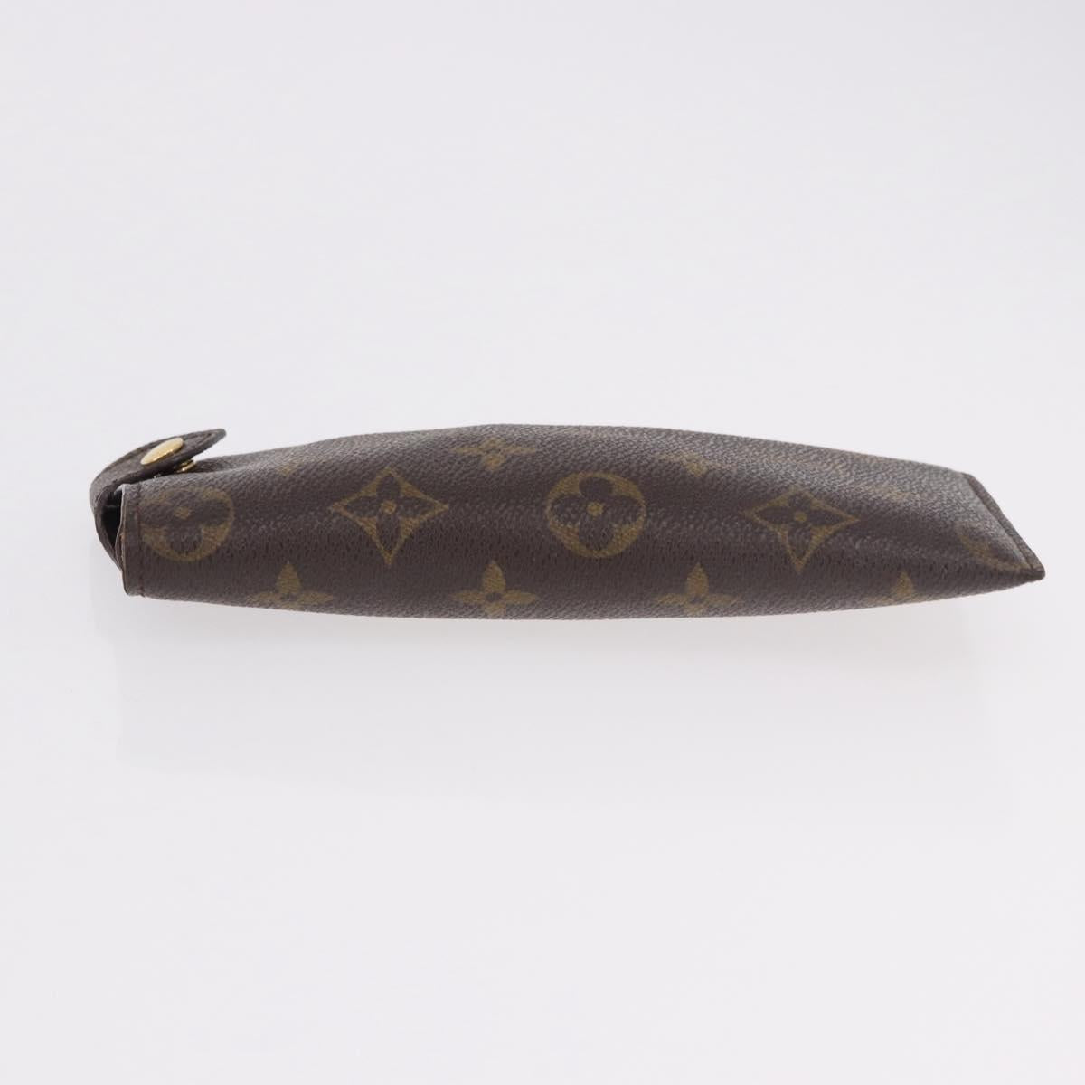 LOUIS VUITTON Monogram Etui Lunette MM Glasses Case M66544 LV Auth 184589A