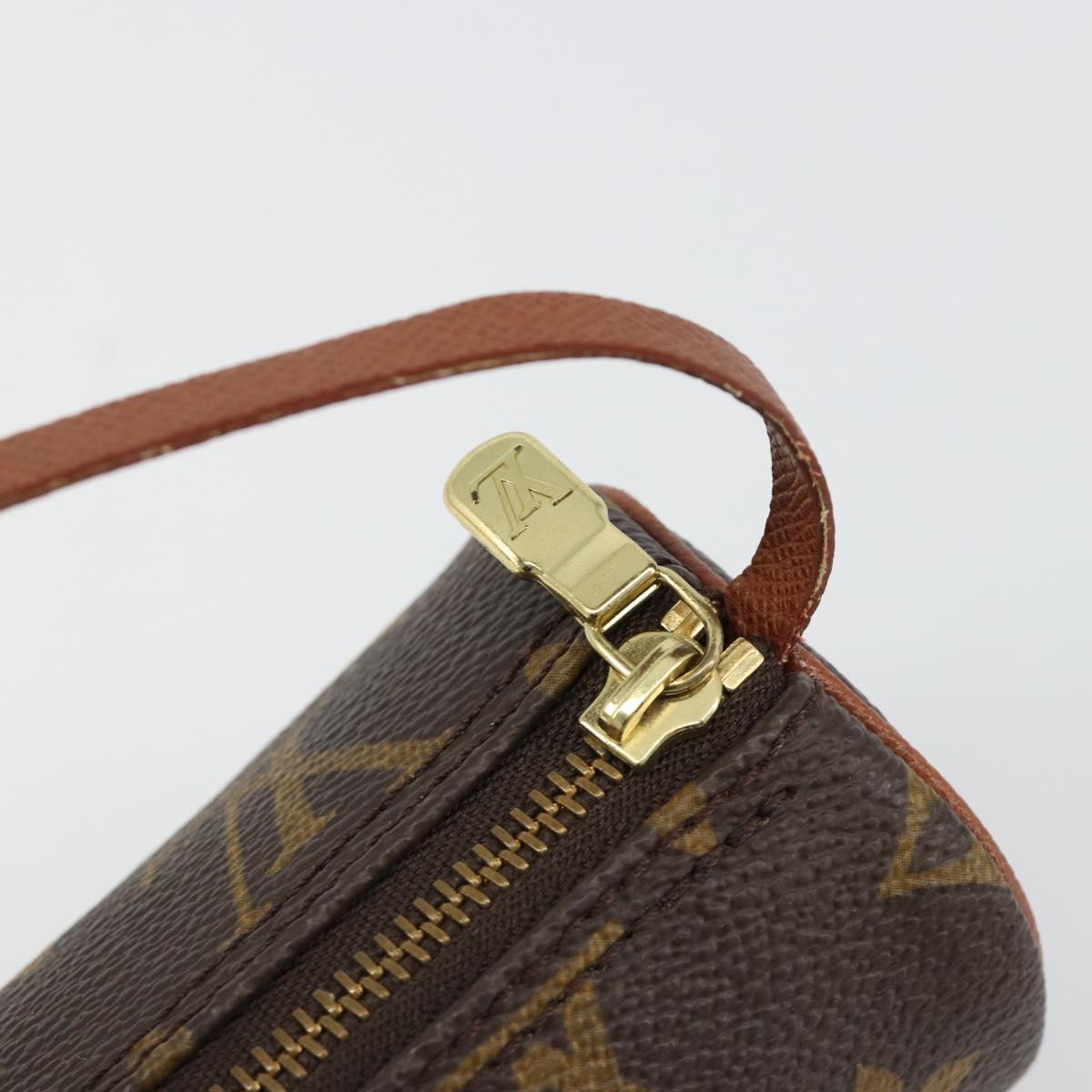 LOUIS VUITTON Monogram Papillon Pouch LV Auth 184595