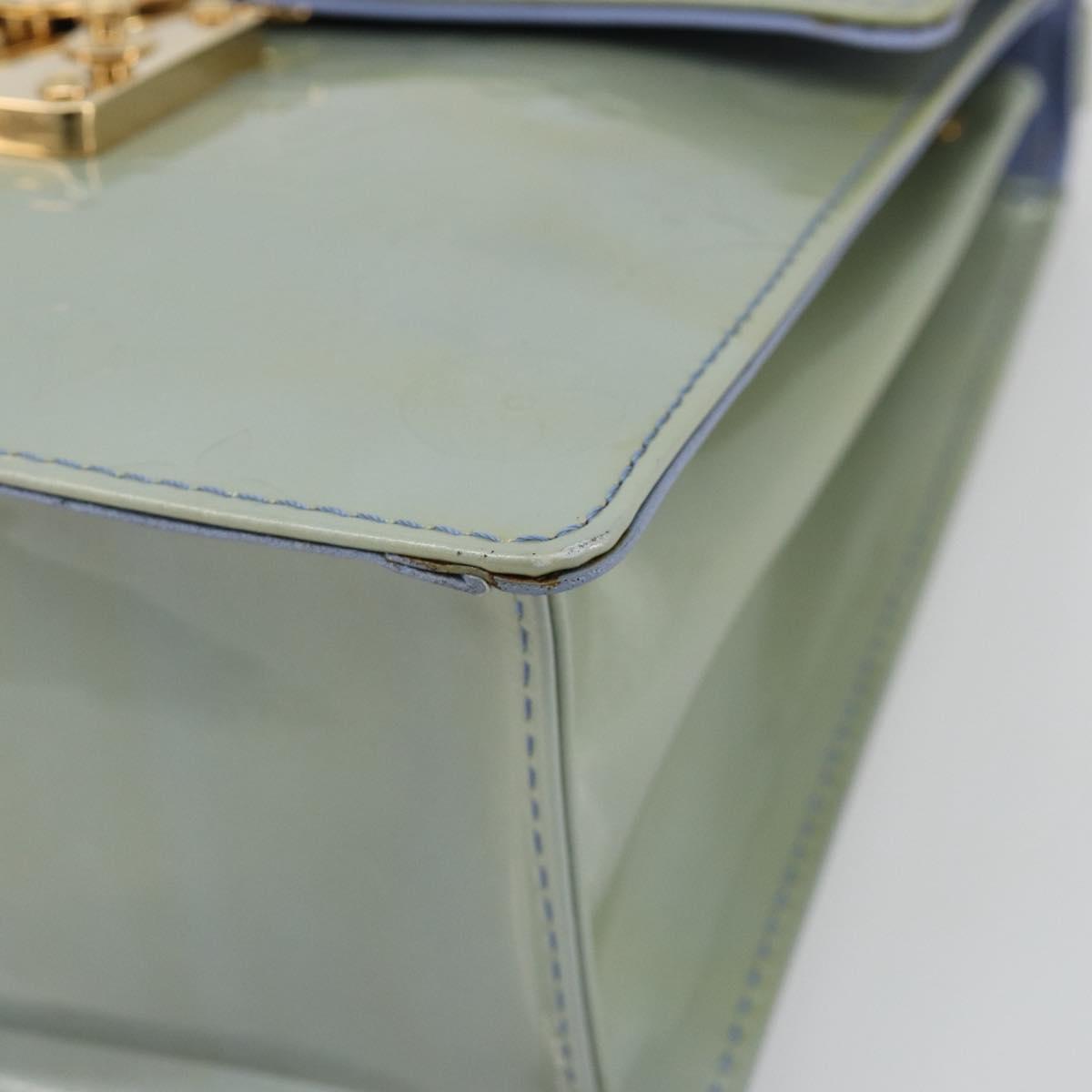 LOUIS VUITTON Monogram Vernis Spring Street Hand Bag Lavande M91216 Auth 184612A