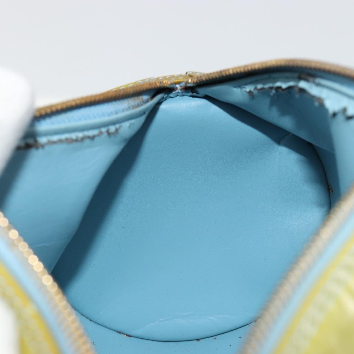 LOUIS VUITTON Monogram Vernis Bedford Hand Bag Baby Blue M91007 LV Auth 184613