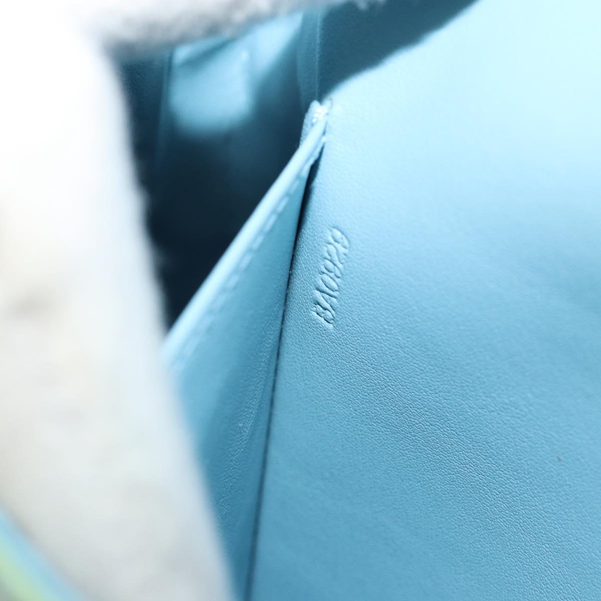 LOUIS VUITTON Monogram Vernis Thompson Street Bag Baby Blue M91009 Auth 184614