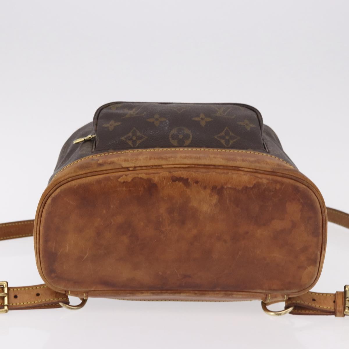 LOUIS VUITTON Monogram Montsouris MM Backpack M51136 LV Auth 184620