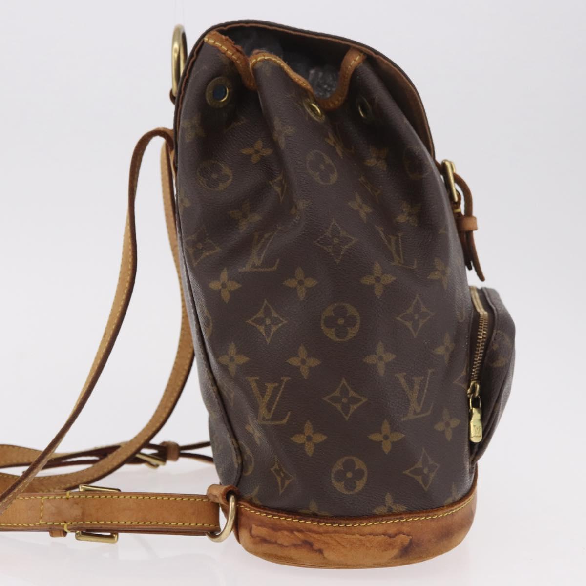 LOUIS VUITTON Monogram Montsouris MM Backpack M51136 LV Auth 184620
