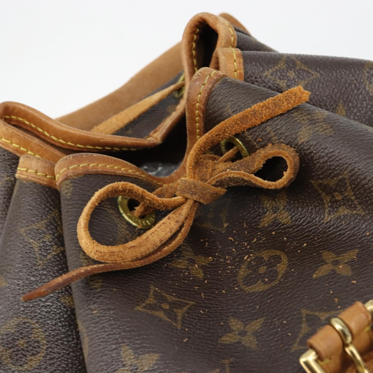 LOUIS VUITTON Monogram Montsouris MM Backpack M51136 LV Auth 184621