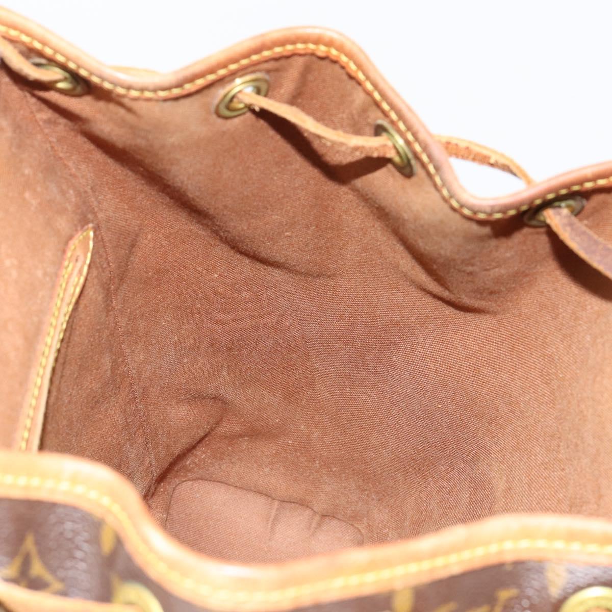 LOUIS VUITTON Monogram Montsouris MM Backpack M51136 LV Auth 184621