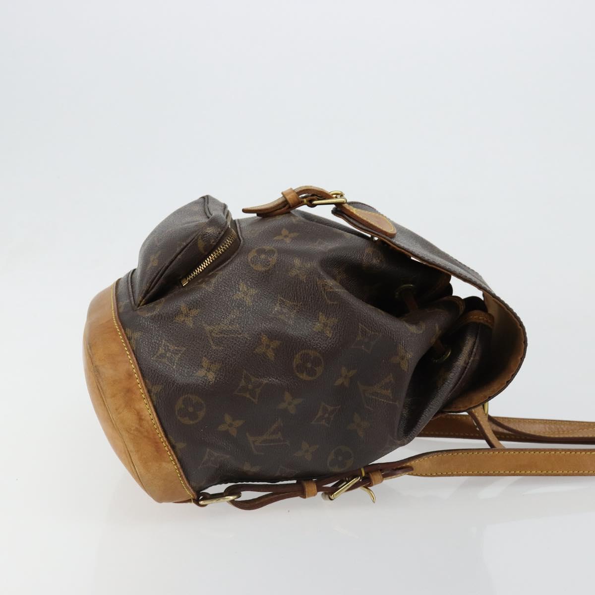 LOUIS VUITTON Monogram Montsouris MM Backpack M51136 LV Auth 184621