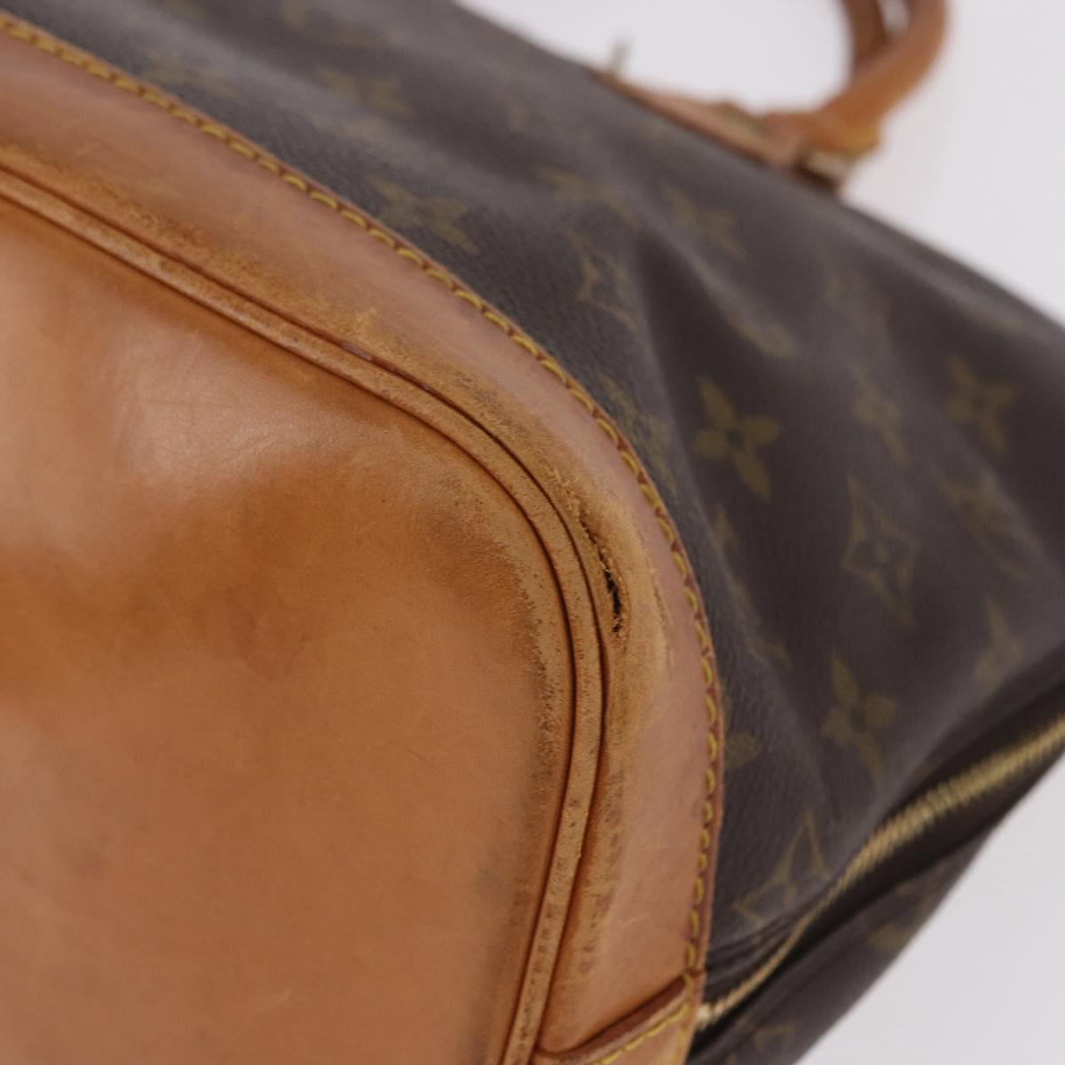 LOUIS VUITTON Monogram Alma Hand Bag M51130 LV Auth 184628