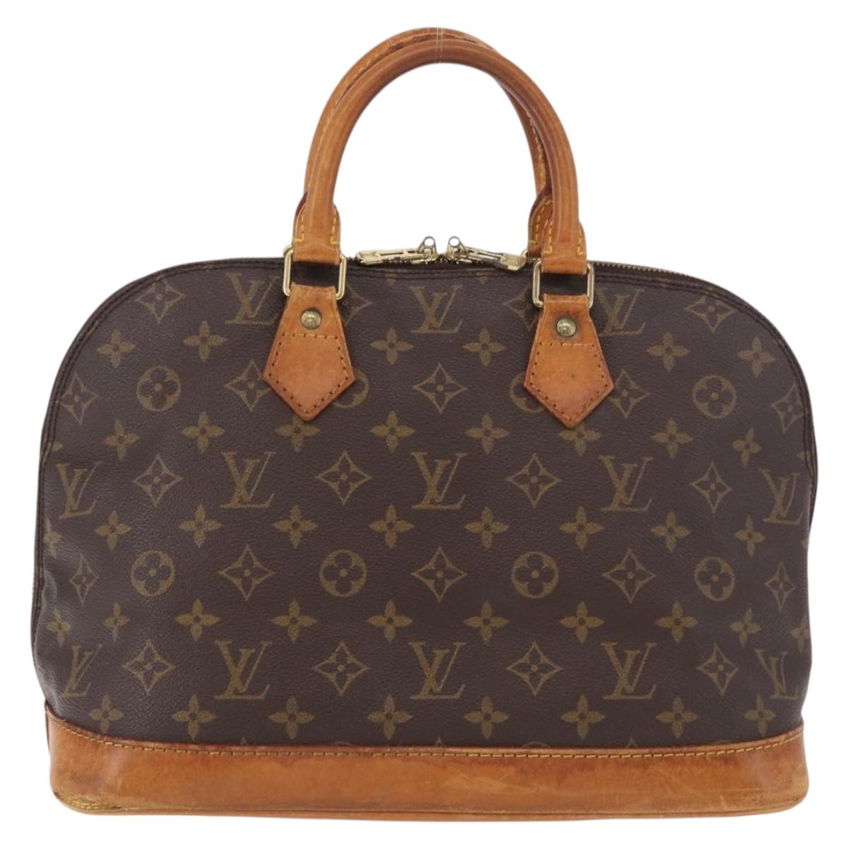 LOUIS VUITTON Monogram Alma Hand Bag M51130 LV Auth 184628