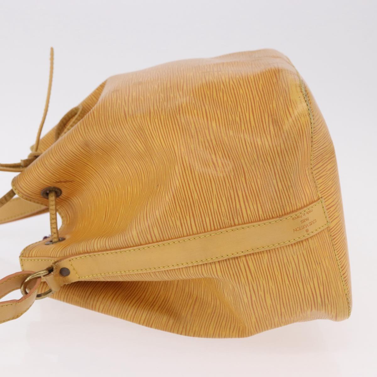 LOUIS VUITTON Epi Petit Noe Shoulder Bag Yellow M44109 LV Auth 184632