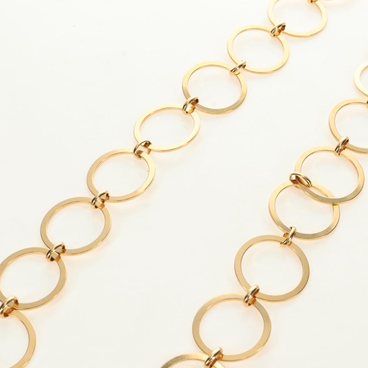 Miu Miu Necklace metal Gold Tone Auth 184634SAM