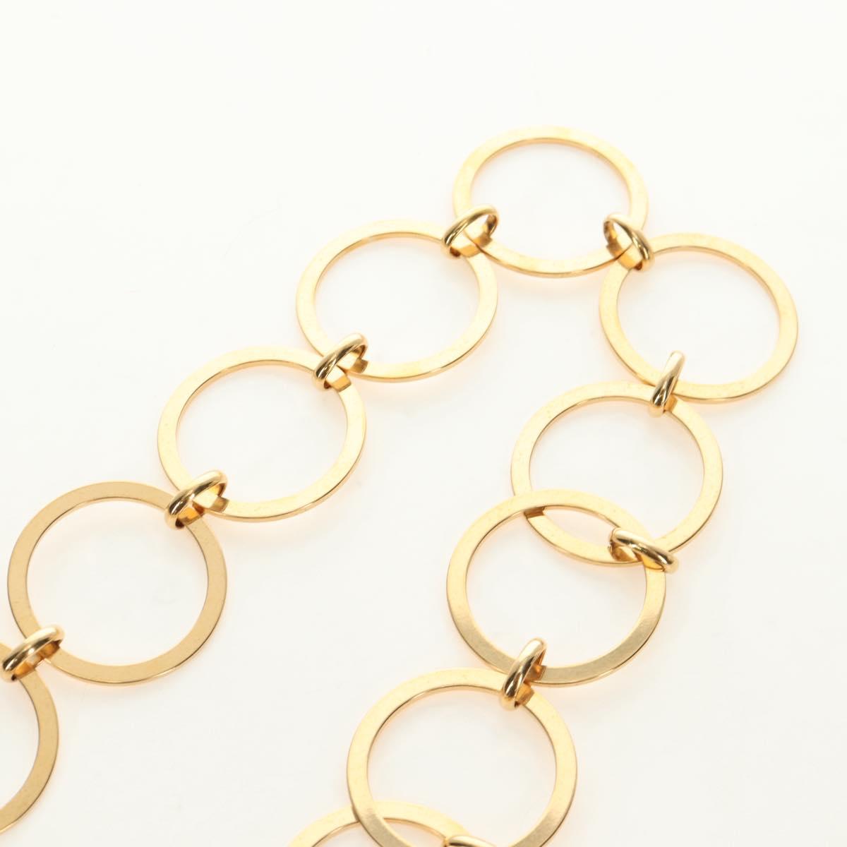 Miu Miu Necklace metal Gold Tone Auth 184634SAM