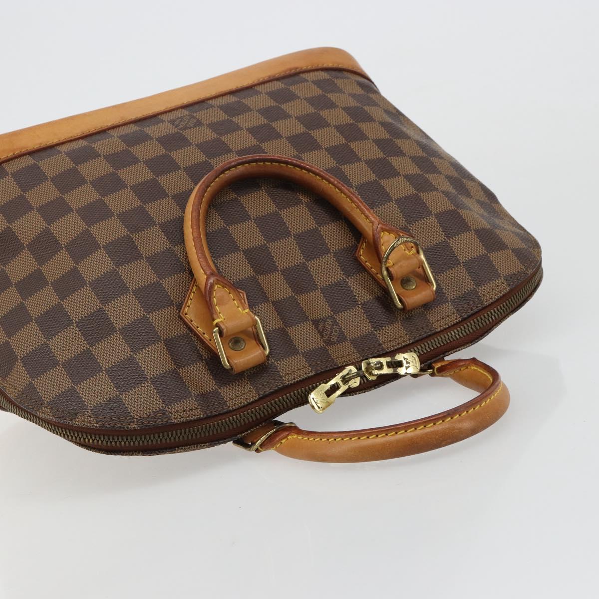 LOUIS VUITTON Damier Ebene Alma Hand Bag N51131 LV Auth 184636A
