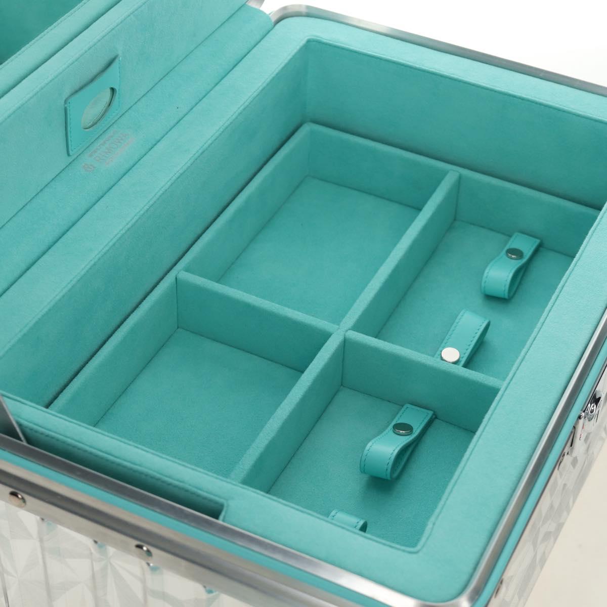 TIFFANY&Co. Rimowa Collaboration Jewelry Box metal Silver tone Auth 184639SM